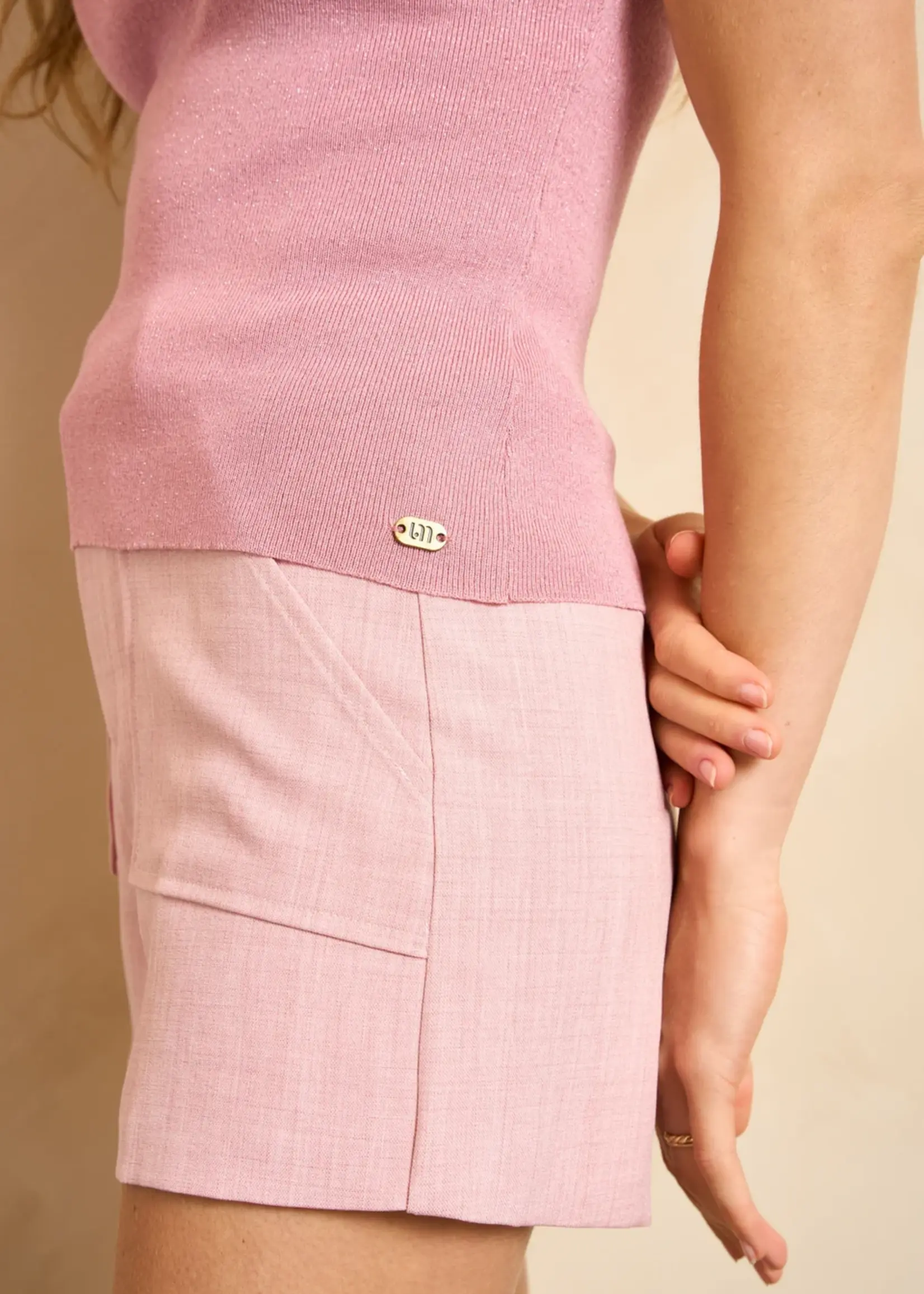 LOFTY MANNER Lofty Manner Top Arwen RC03.1 – Dusty Pink dames top