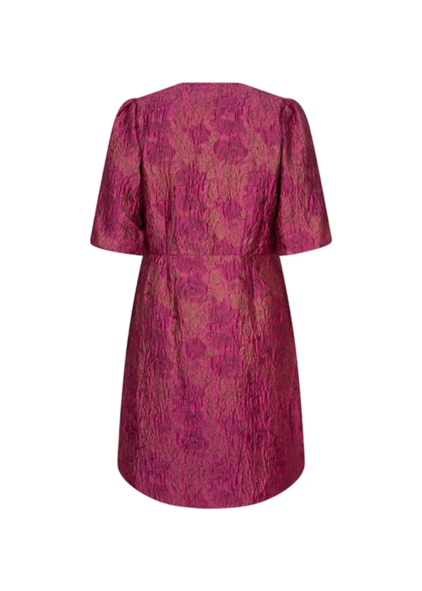 LOFTY MANNER Lofty Manner Jurk Maureen RE27 Purple Trendy Damesjurk Paars | Xavah Zierikzee
