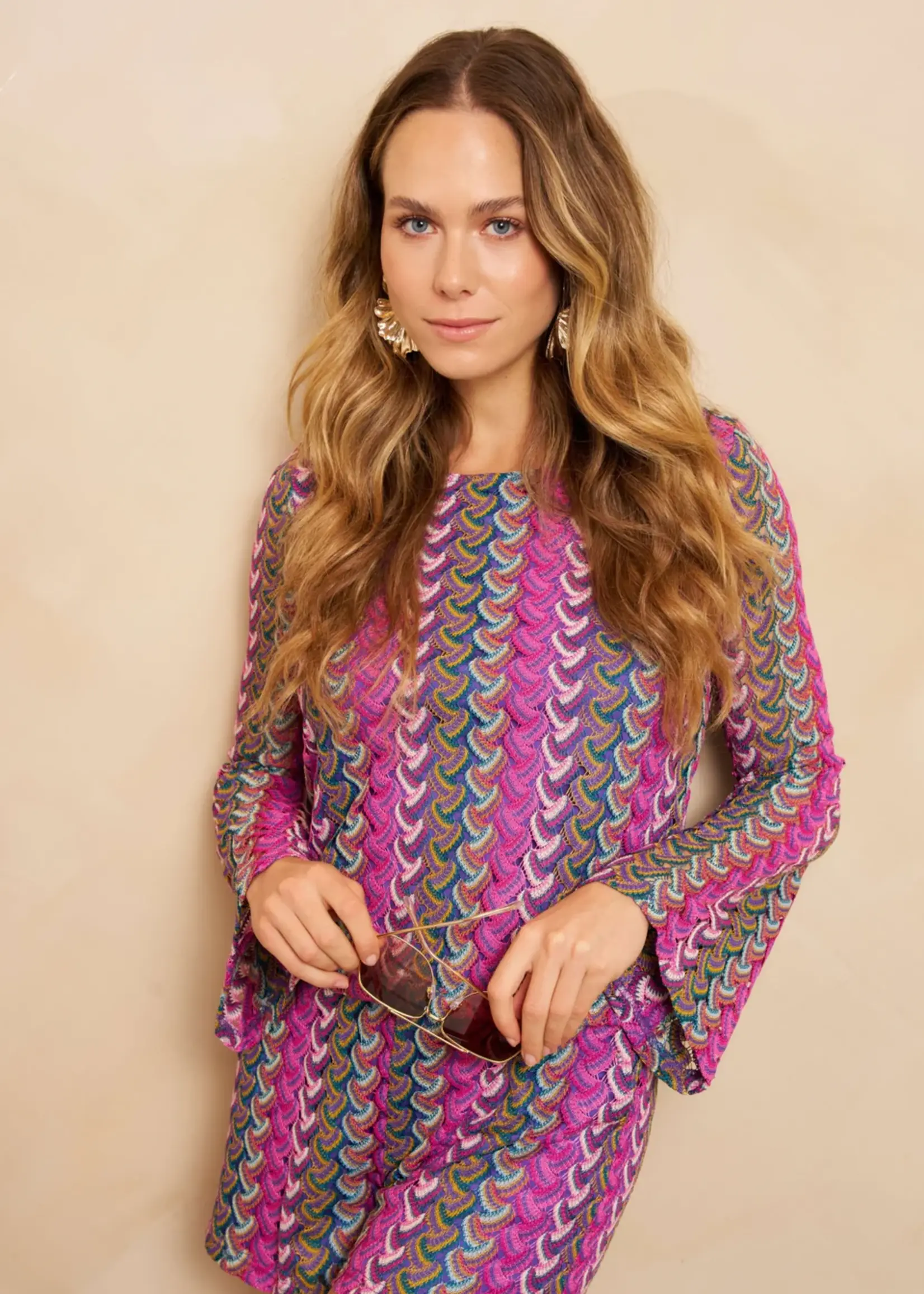 LOFTY MANNER Lofty Manner Short Carlita RE233 Multi Colour Trendy Dames Short | Xavah Zierikzee