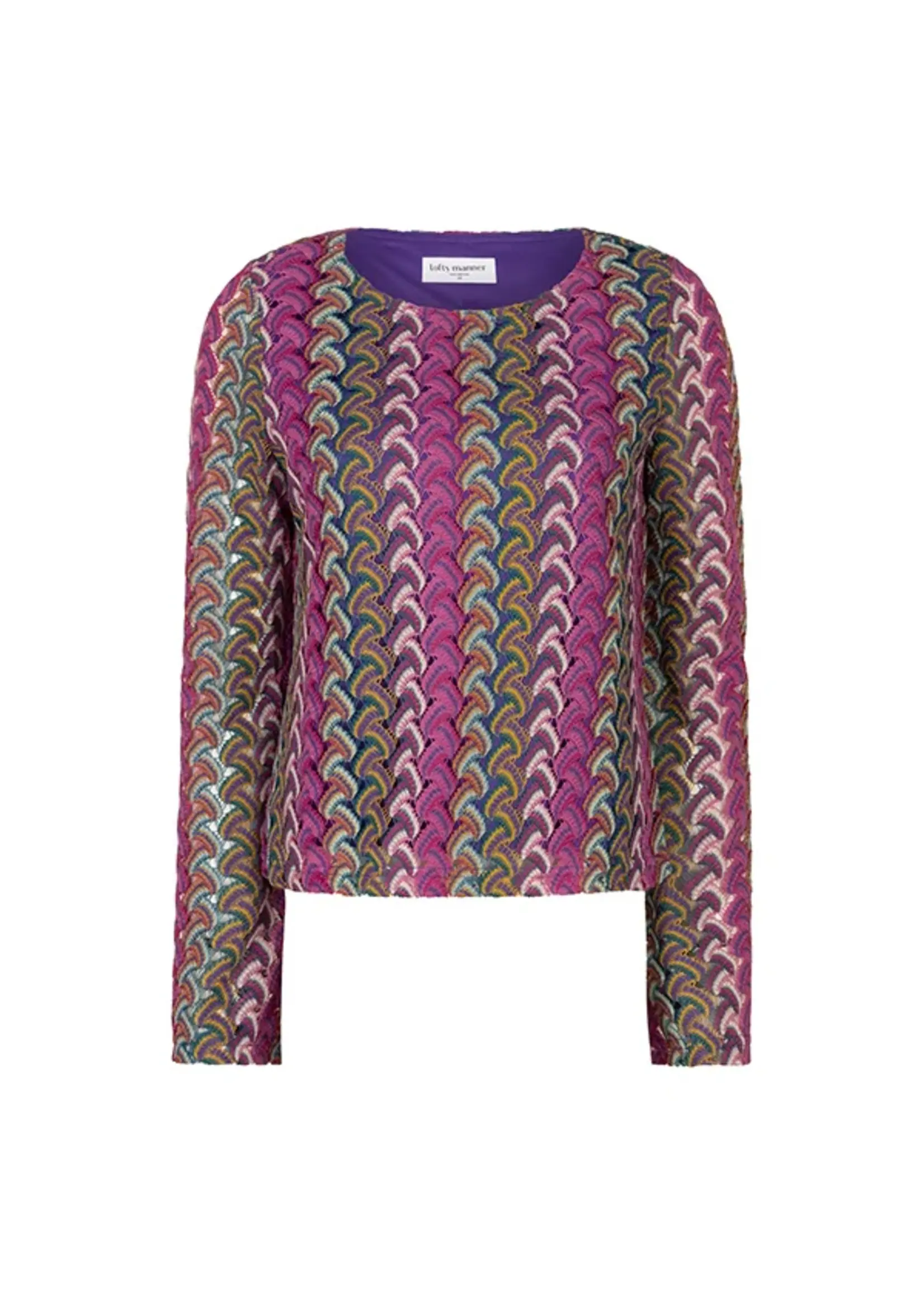 LOFTY MANNER Lofty Manner Top Dania RE203 Multi Colour Trendy Dames Top | Xavah Zierikzee