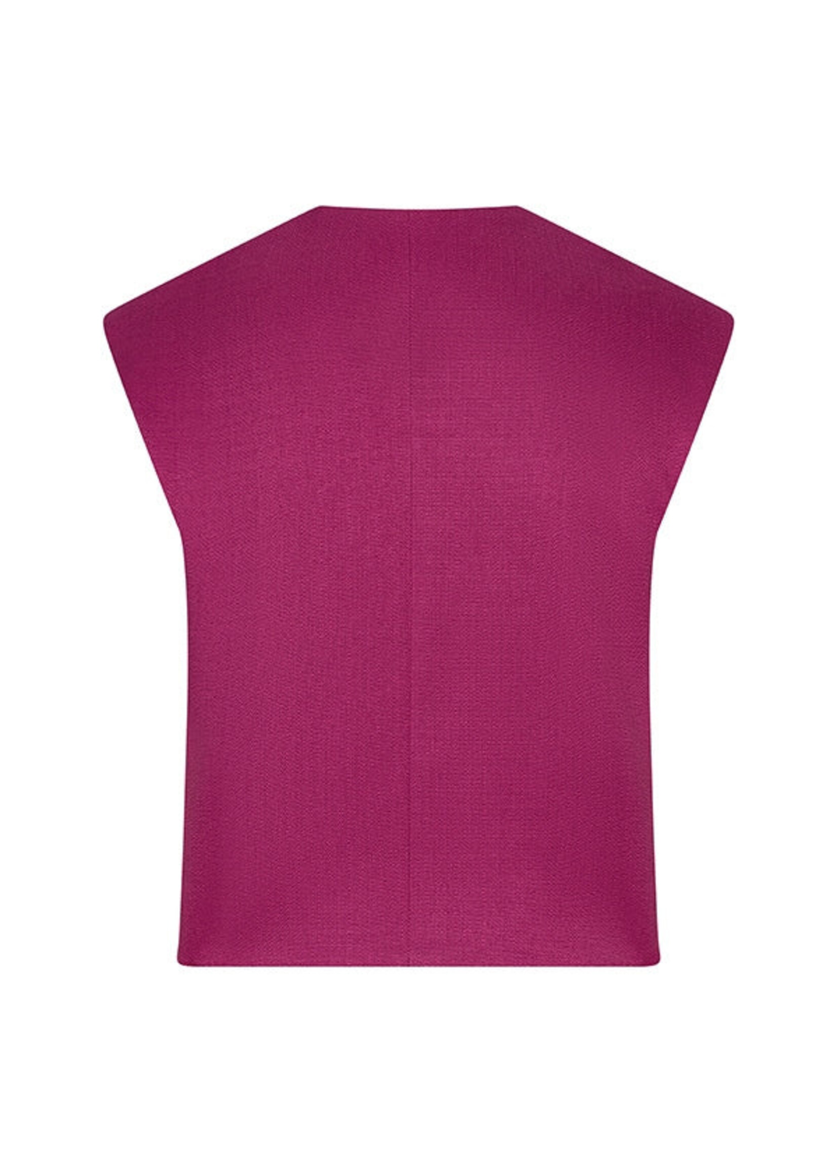 LOFTY MANNER Lofty Manner Gilet Isla RE05 Purple Trendy Dames Gilet | Xavah Zierikzee