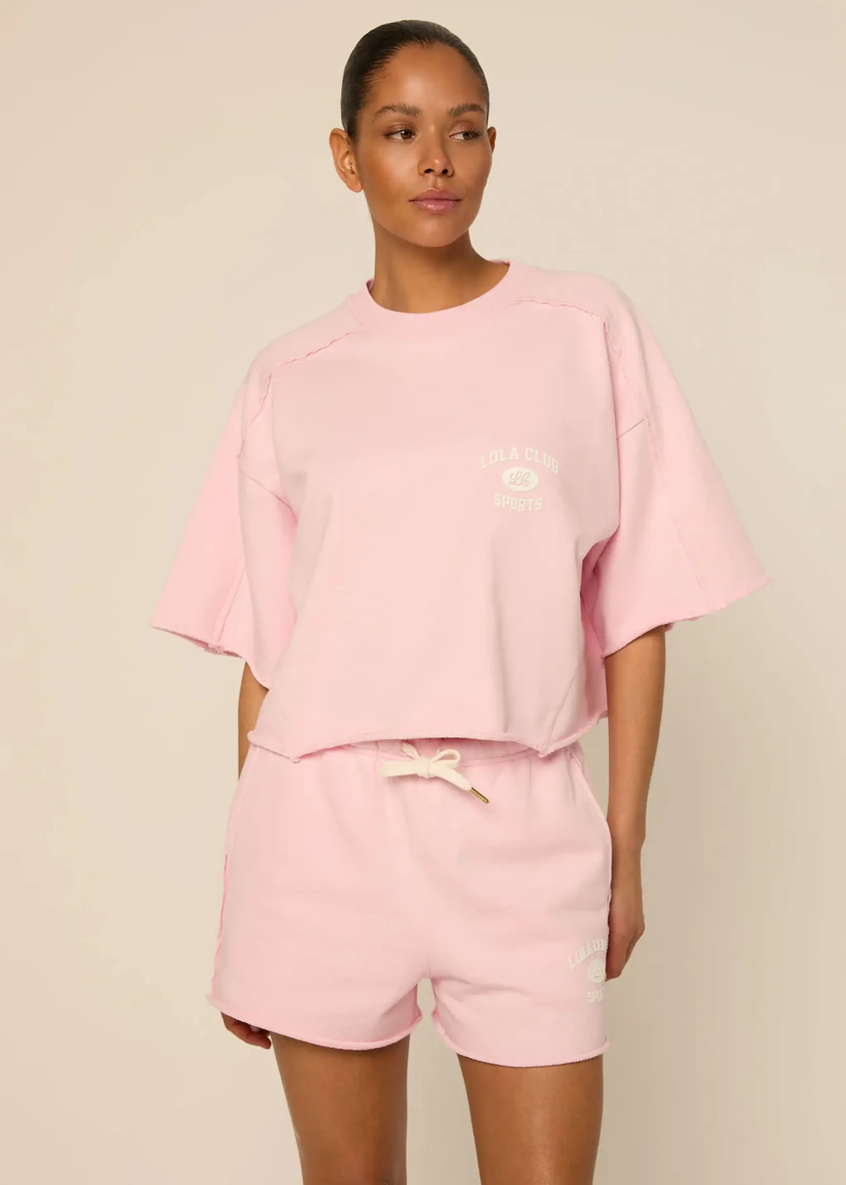 LOFTY MANNER The Lola Club Anine Shorts Soft Pink