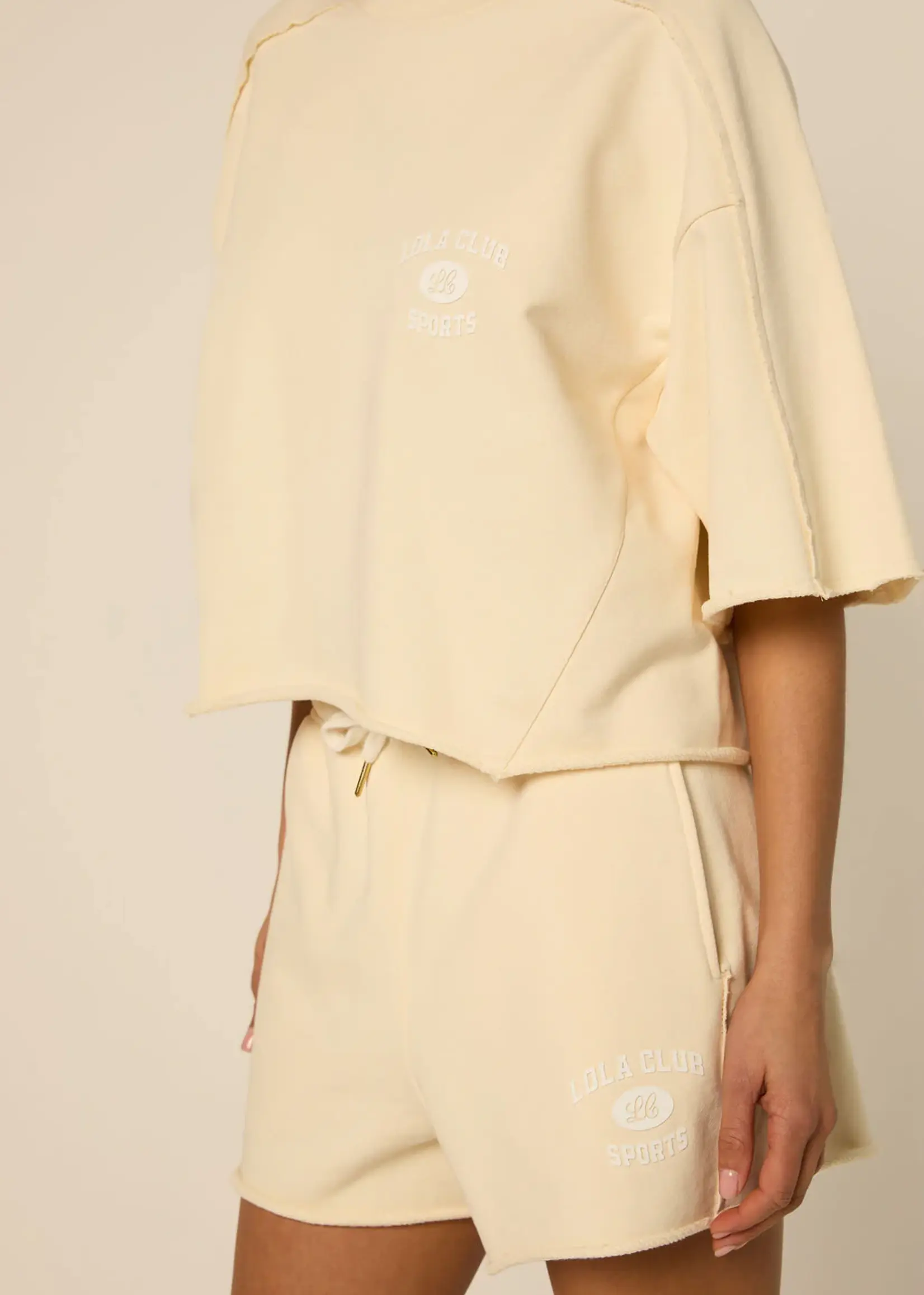 LOFTY MANNER The Lola Club Anine Shorts Vanilla