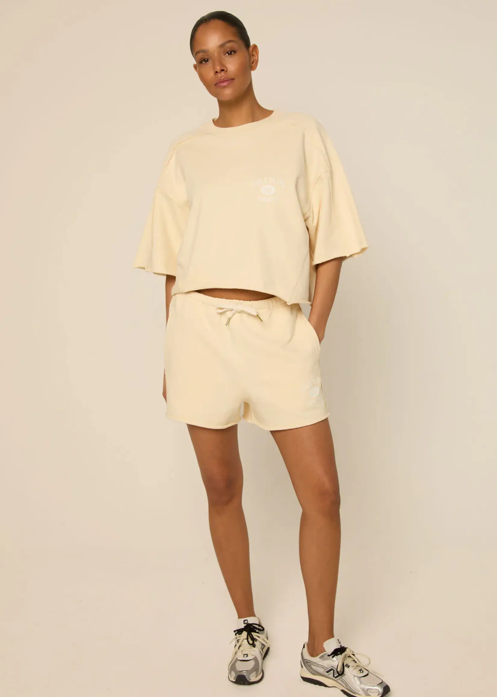 LOFTY MANNER The Lola Club Anine Shorts Vanilla