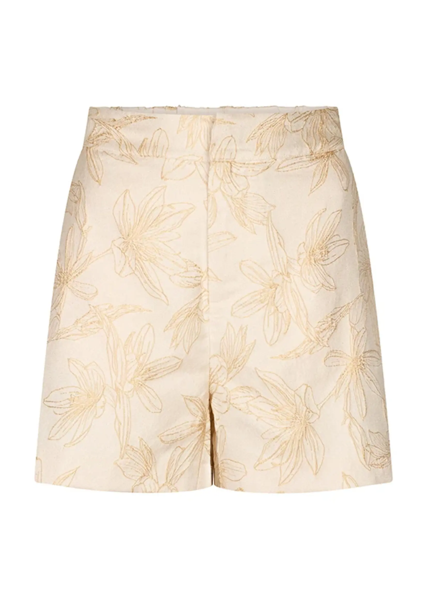 LOFTY MANNER Lofty Manner RF36.2 Chelsey Short Ecru Damesbroek Met Comfortabele Pasvorm