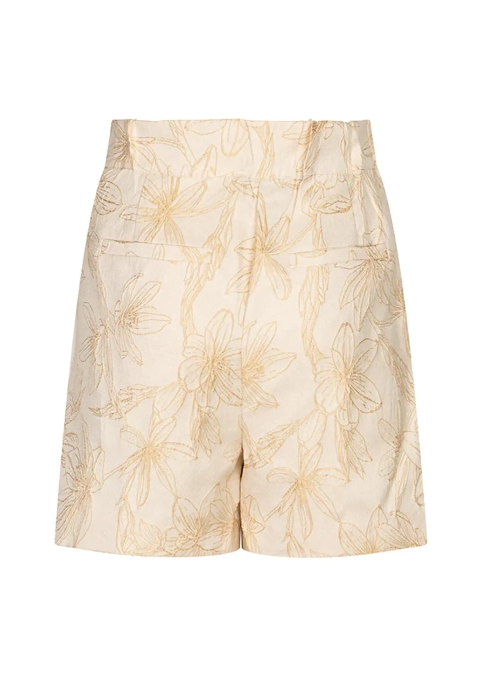 LOFTY MANNER Lofty Manner RF36.2 Chelsey Short Ecru Damesbroek Met Comfortabele Pasvorm