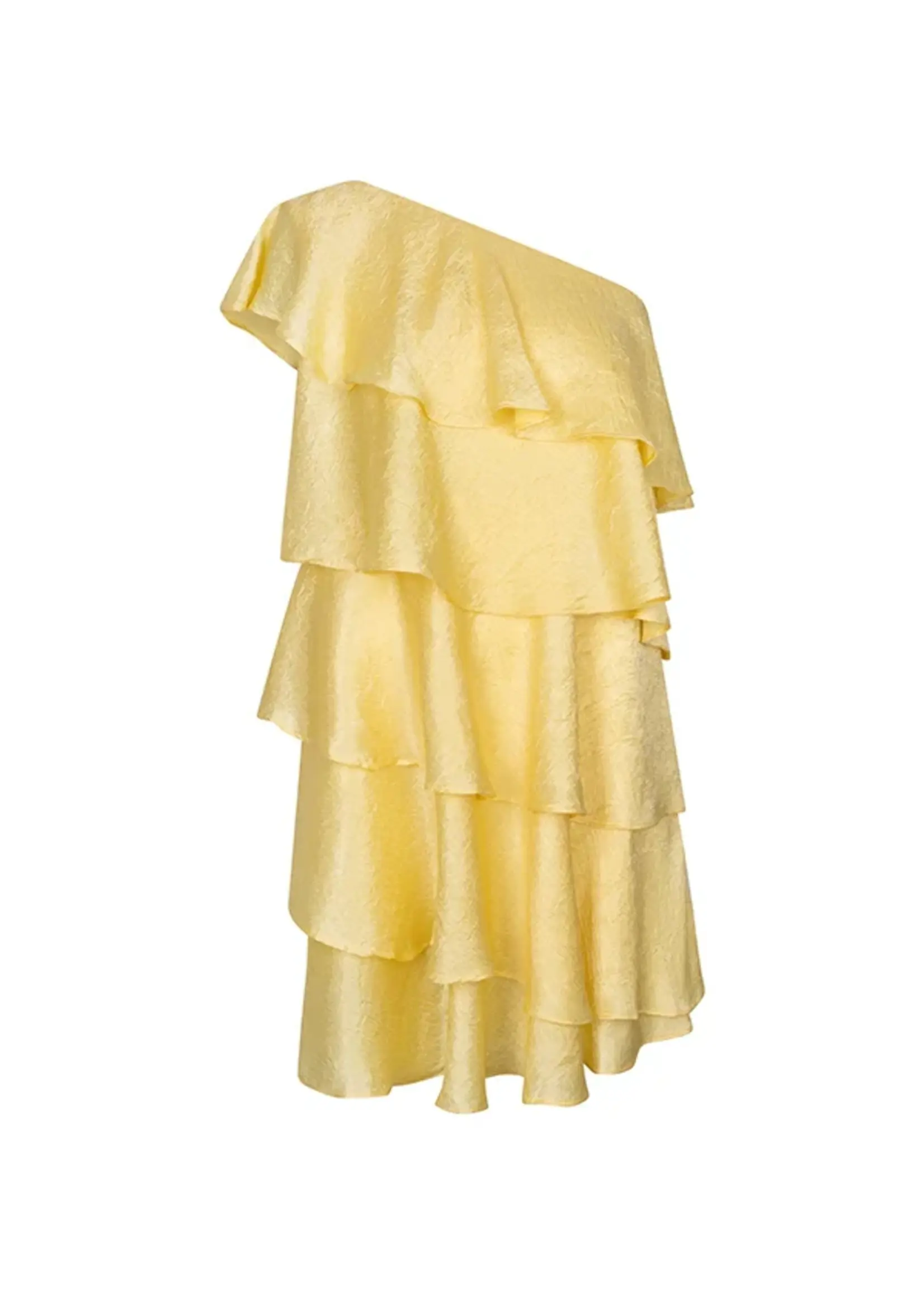 LOFTY MANNER RF29 Jurk Caro Butter Yellow - Lofty Manner