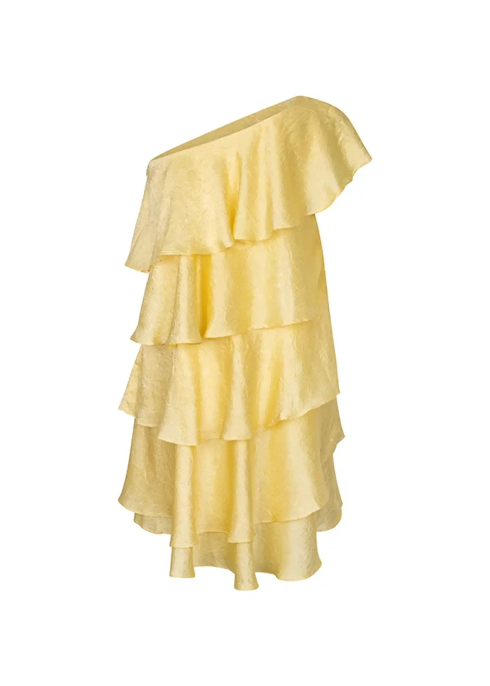 LOFTY MANNER RF29 Jurk Caro Butter Yellow - Lofty Manner