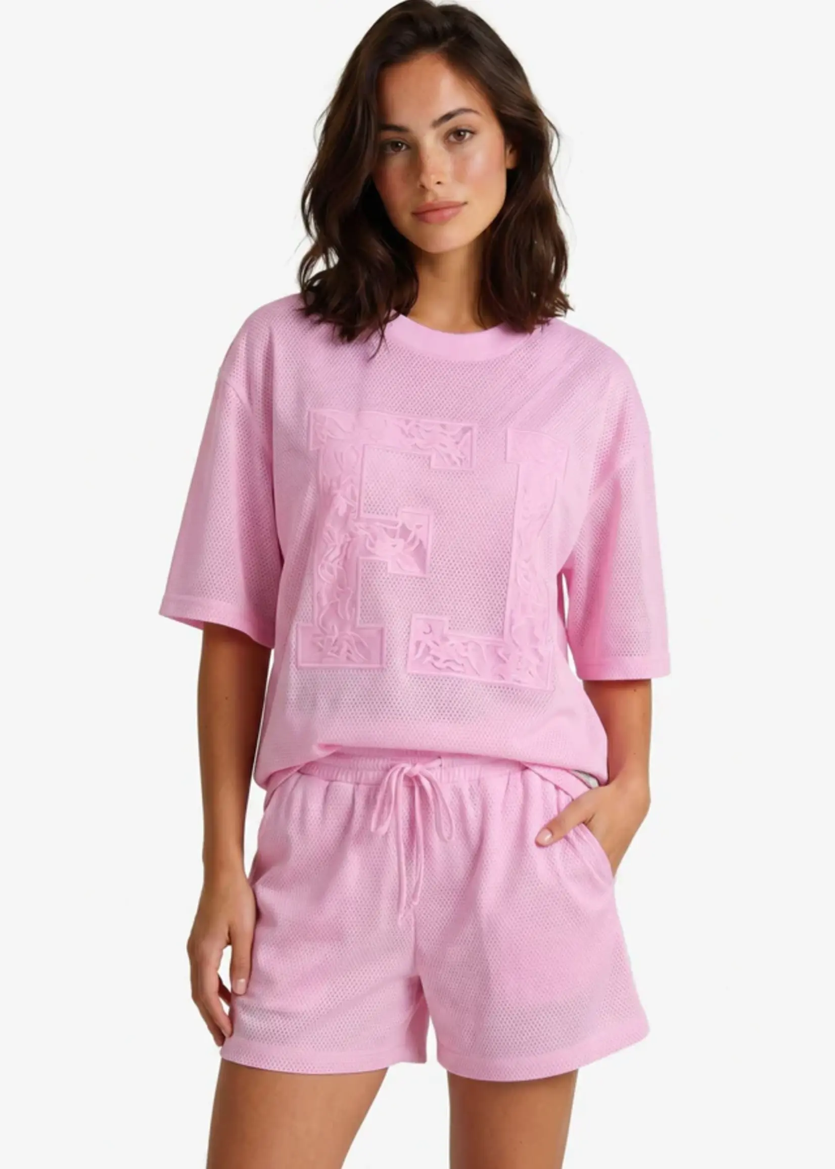 FLURESK Fluresk Flow T-Shirt 26ZFZF11 Dames – Trendy Basic Shirt met Comfortabele Pasvorm