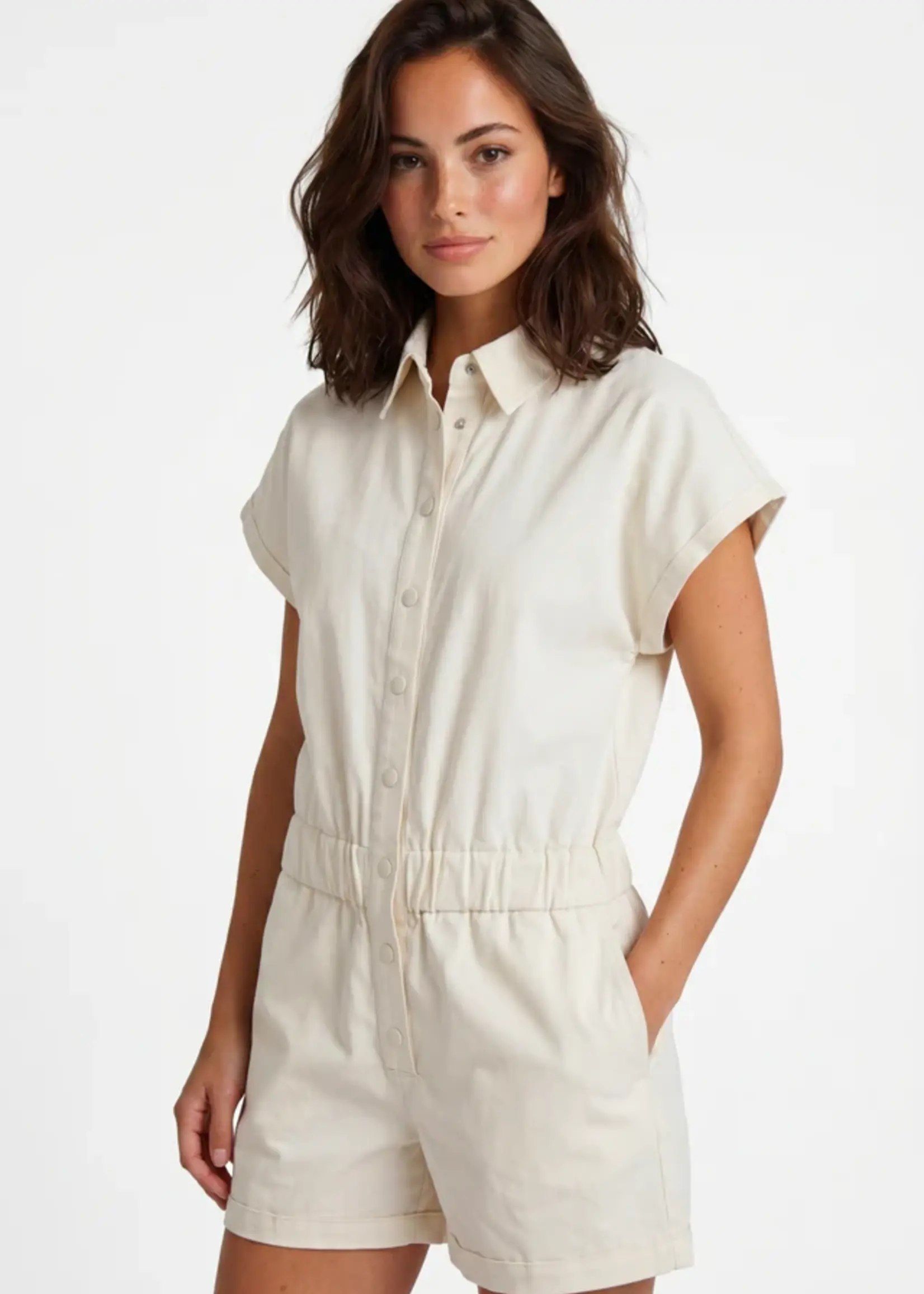 FLURESK Lofty Manner Lea Playsuit 26ZFQF18 Dames – Stijlvolle Playsuit met Comfortabele Pasvorm