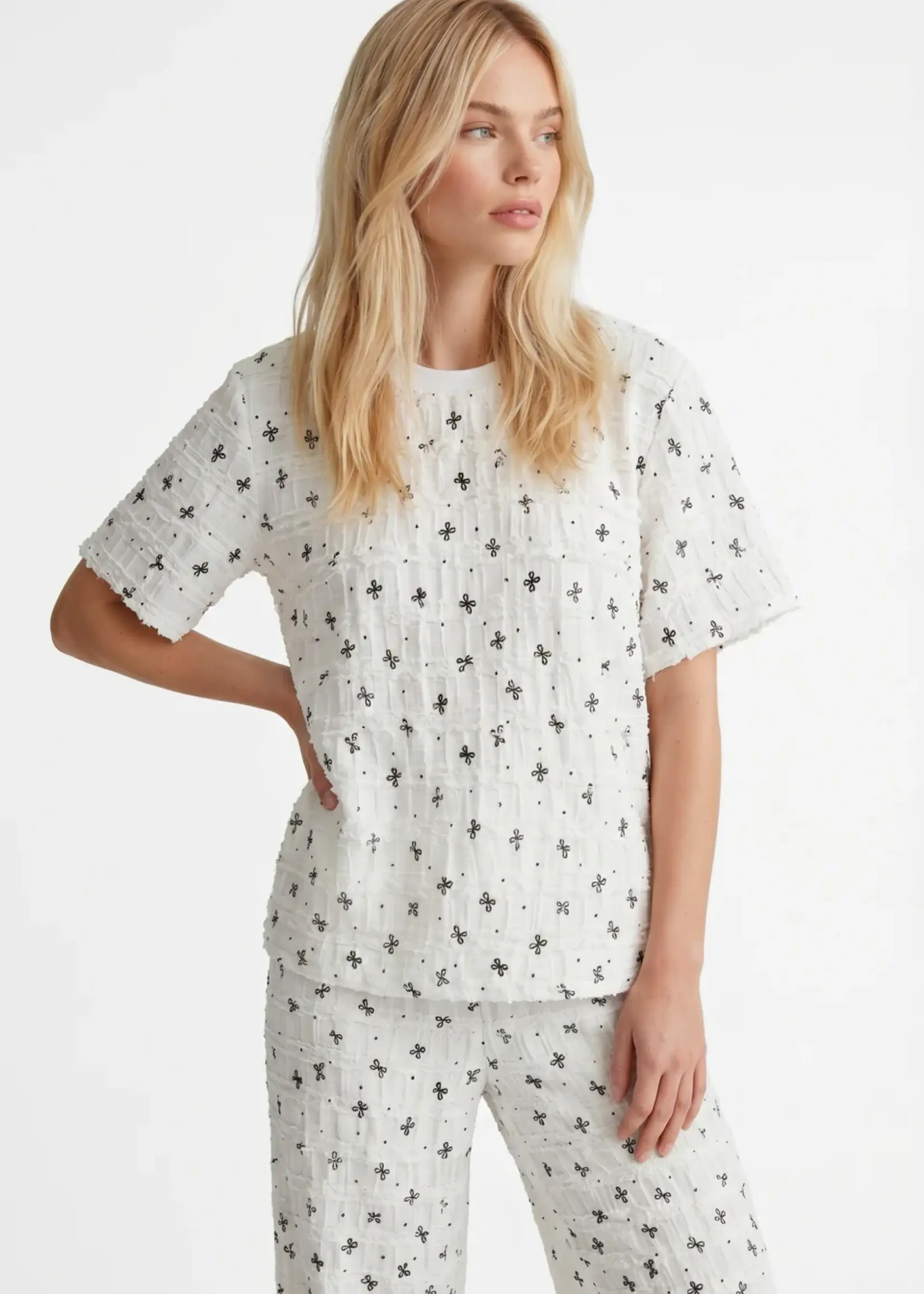 FLURESK Lofty Manner Haily Top 26ZFOF21 Dames – Elegante Top met Vrouwelijke Uitstraling