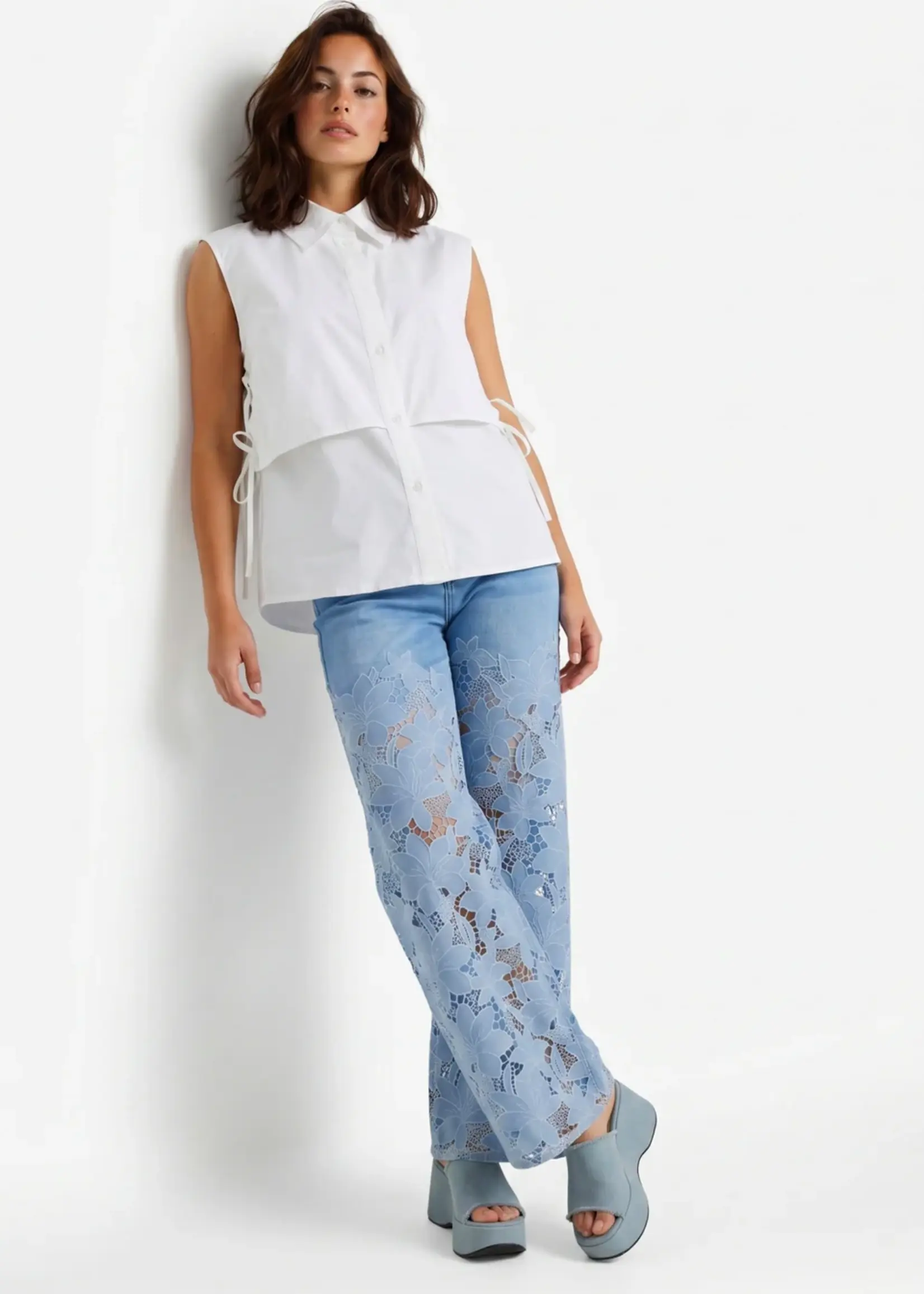 FLURESK Lofty Manner Ella Broek 26ZFNF02 Dames – Comfortabele en Stijlvolle Broek met Moderne Pasvorm