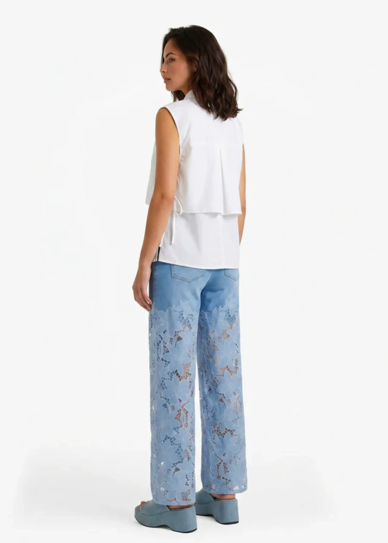 FLURESK Lofty Manner Ella Broek 26ZFNF02 Dames – Comfortabele en Stijlvolle Broek met Moderne Pasvorm