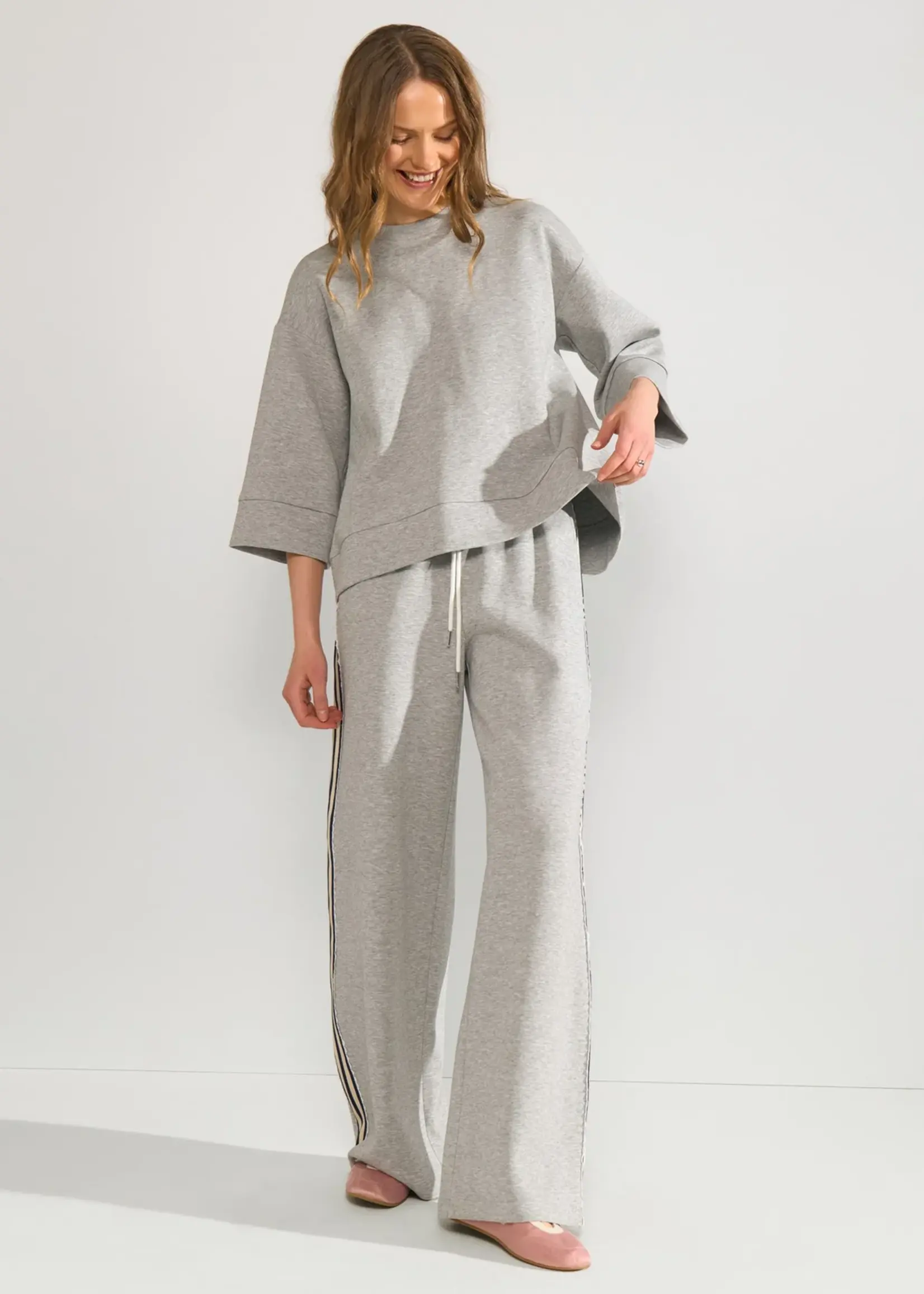 Nümph Nümph Broek Medium Grey Melange
