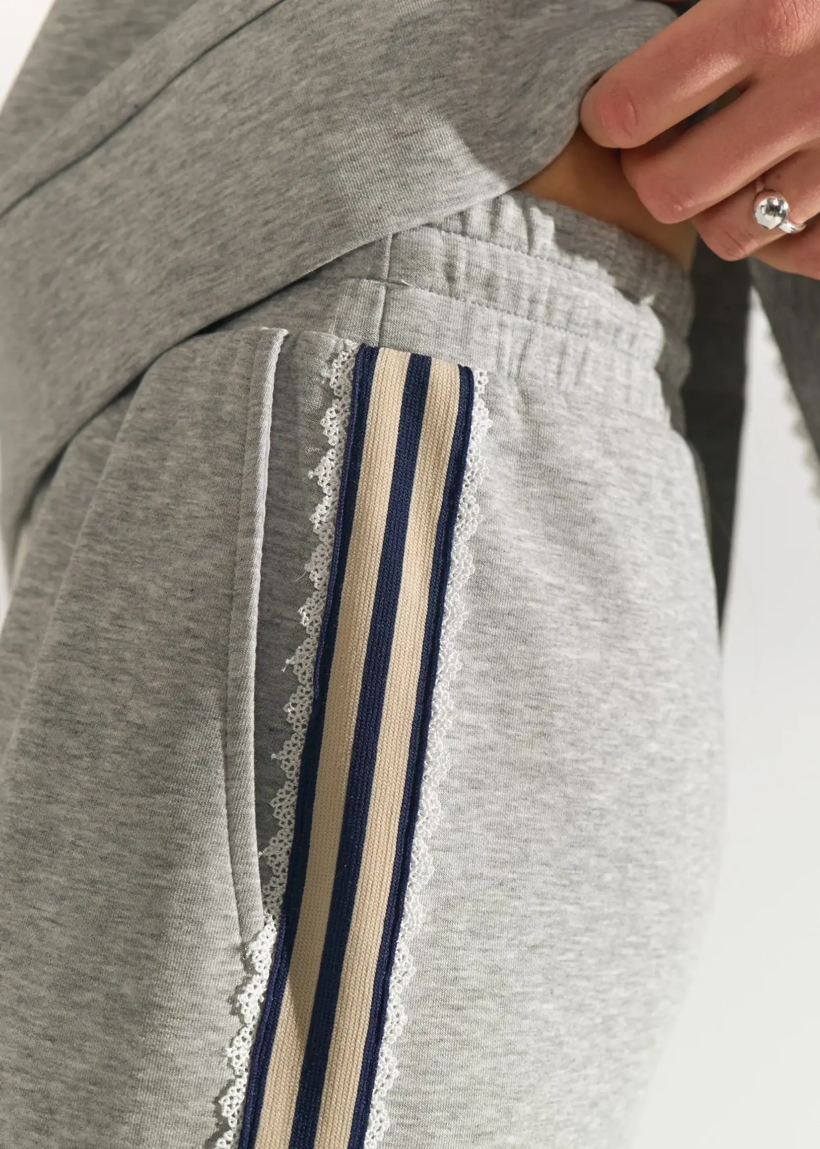 Nümph Nümph Broek Medium Grey Melange