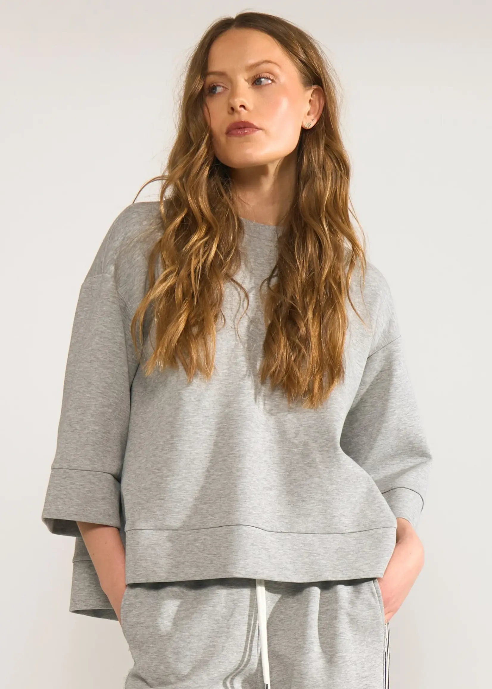 Nümph Nümph Sweat Medium Grey Melange