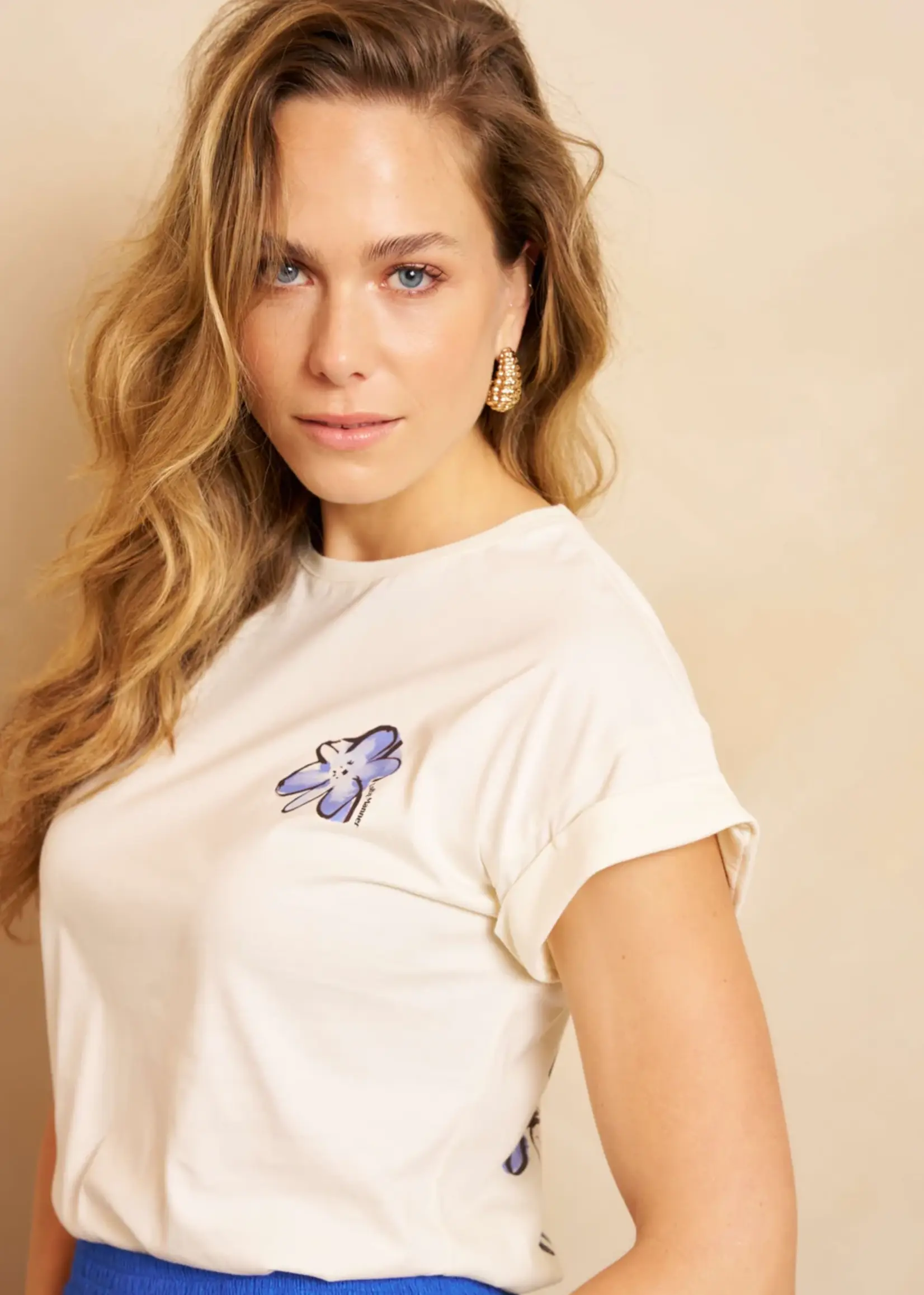 LOFTY MANNER Lofty Manner RG04 T-shirt Billy – Trendy dames T-shirt met comfortabele pasvorm