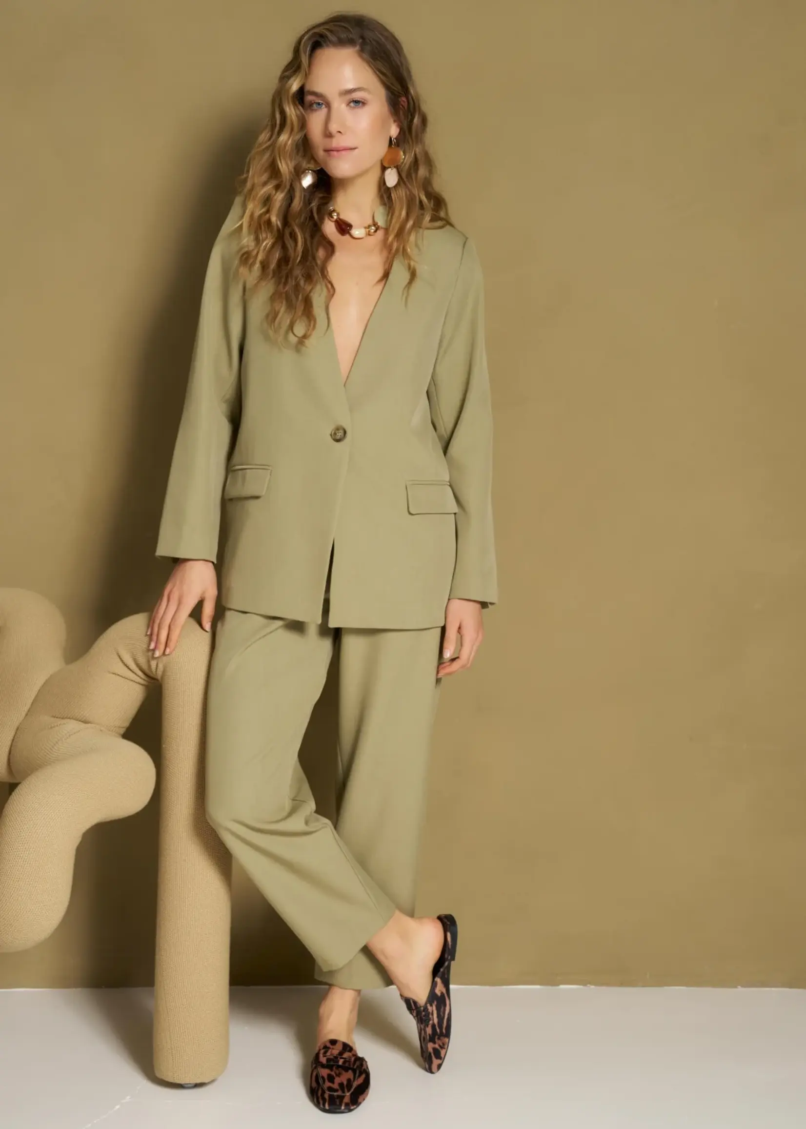 LOFTY MANNER Lofty Manner Hela Blazer RH44.1 – stijlvolle clean cocoon fit blazer
