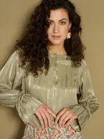 LOFTY MANNER Hella Blouse Satin Relaxed RH06