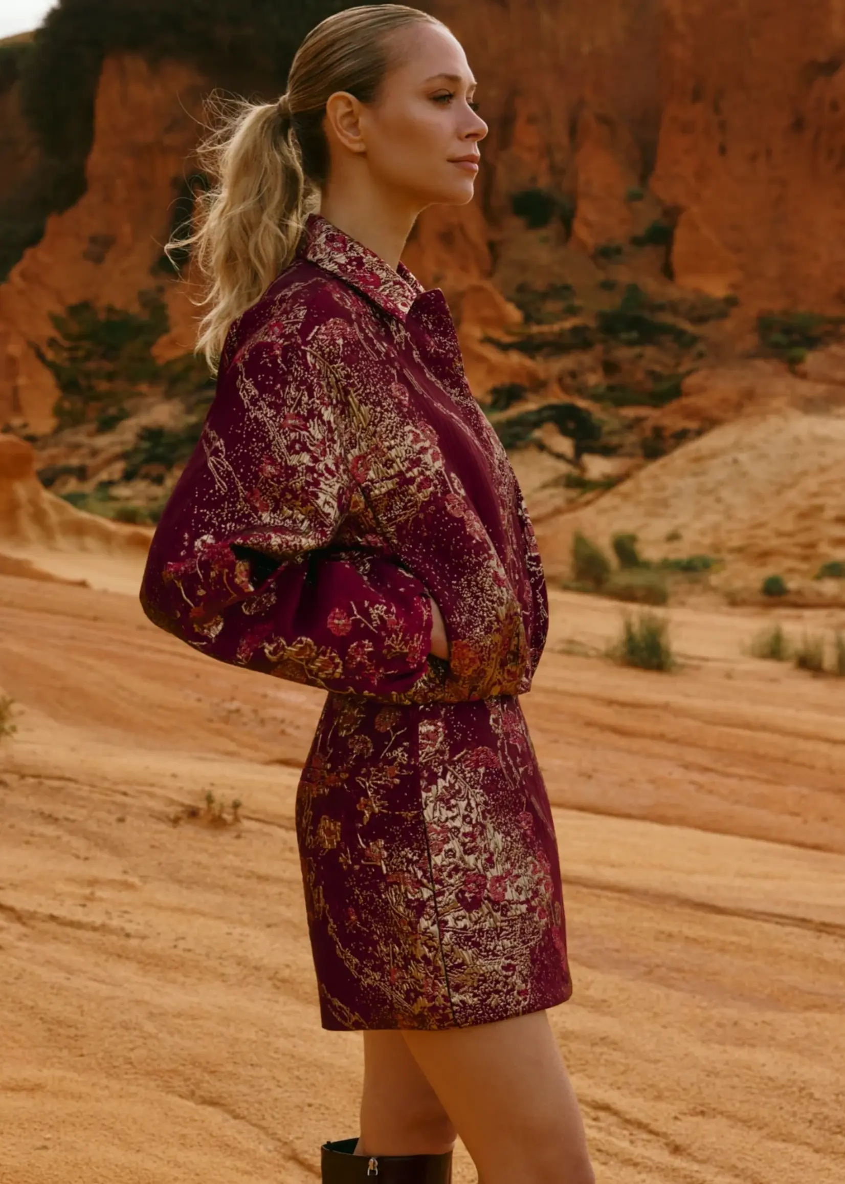 LOFTY MANNER Lofty Manner Jacket Inea – Balloon Jacquard