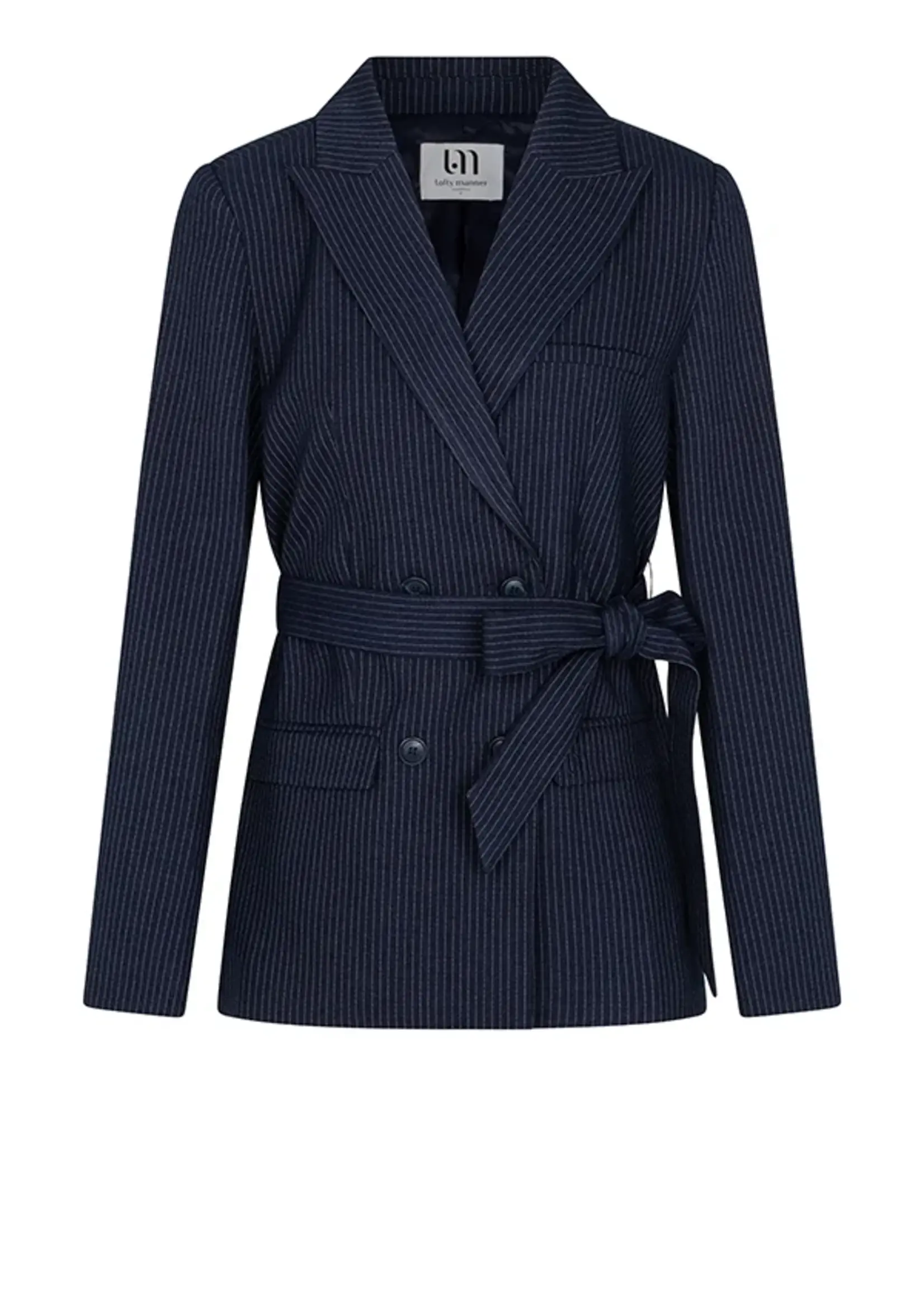 LOFTY MANNER Lofty Manner Blazer Ivy – Double Breasted Belted