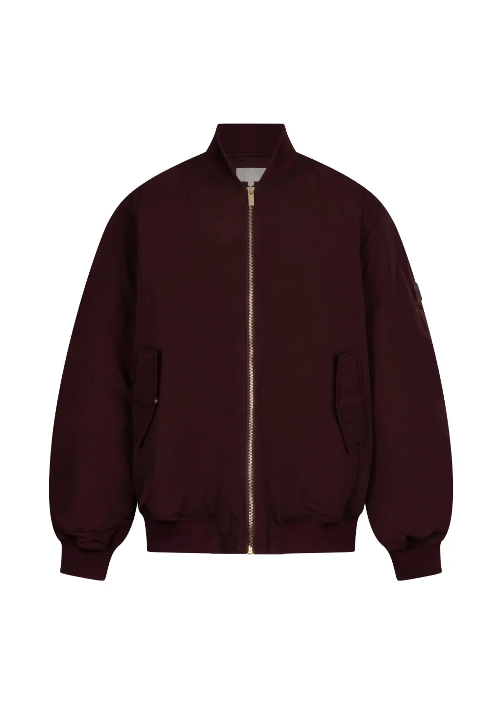 THE LOLA CLUB The Lola Club Lina Bomber Mulberry Wine – dames bomberjack in donkerrood