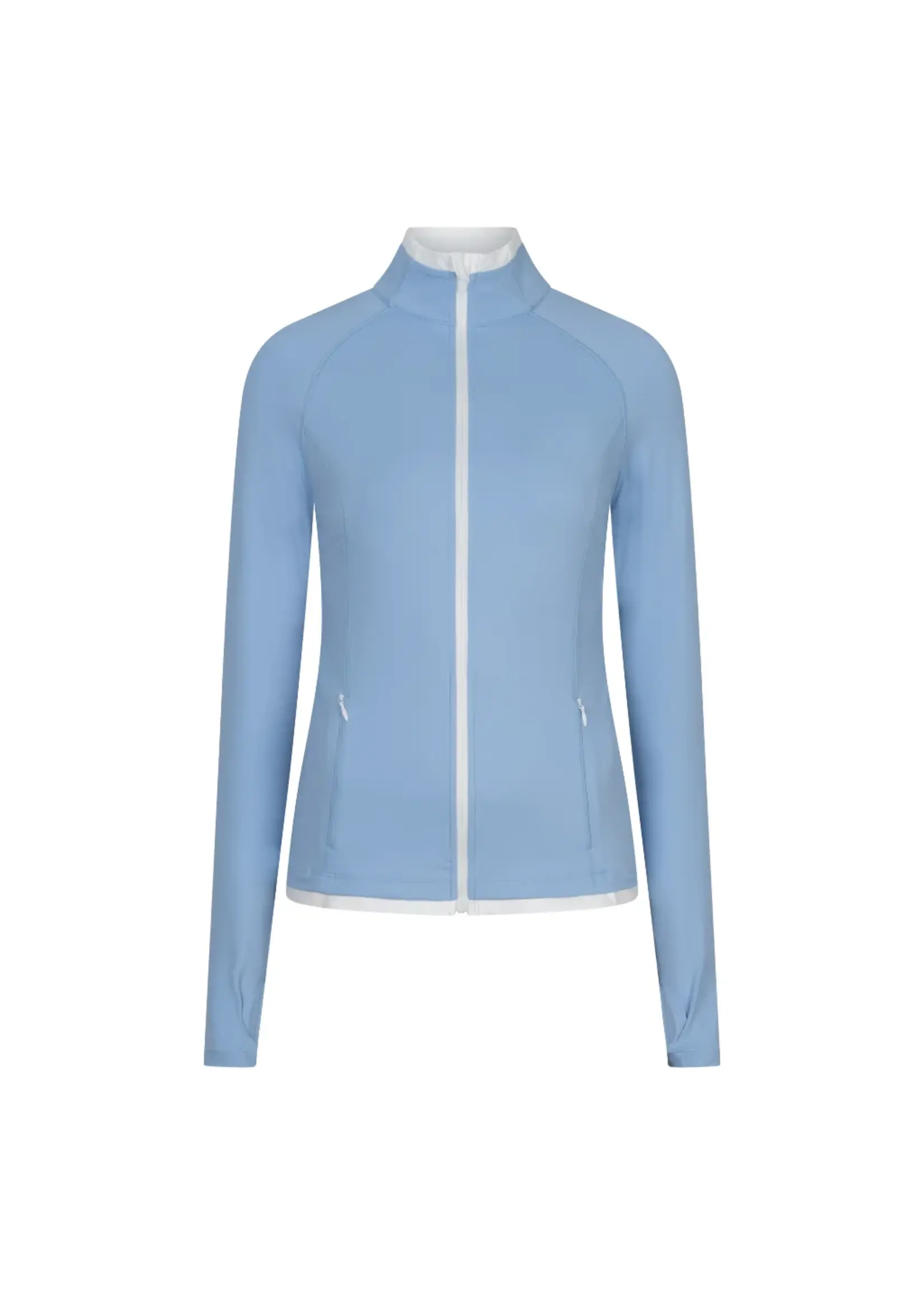 LOFTY MANNER The Lola Club Bruna Jacket Icey Blue – dames jasje in lichtblauw
