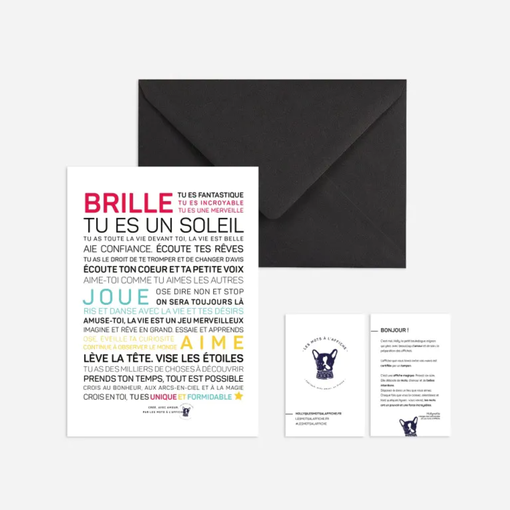 Carte Brille, tu es un soleil - A7