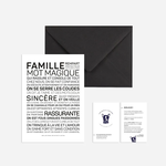 Carte Famille - A7