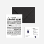 Carte Joyeux Anniversaire - A7