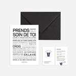 Carte Prends soin de toi - A7