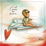 Carte postale "C'est l'amour qui prend vie"