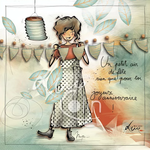 Carte postale "Un petit air de fête"