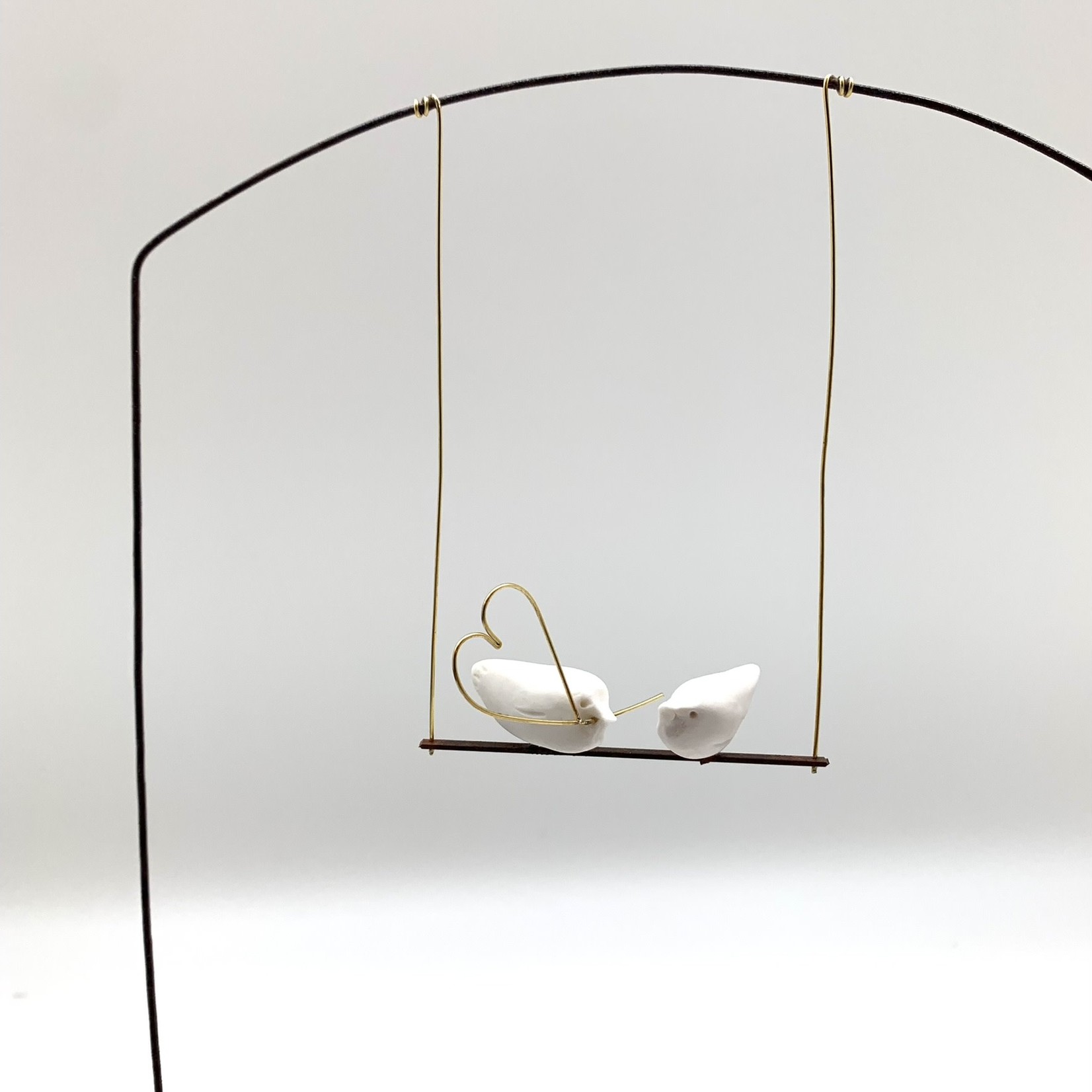Sculpture "Un coeur pour deux"
