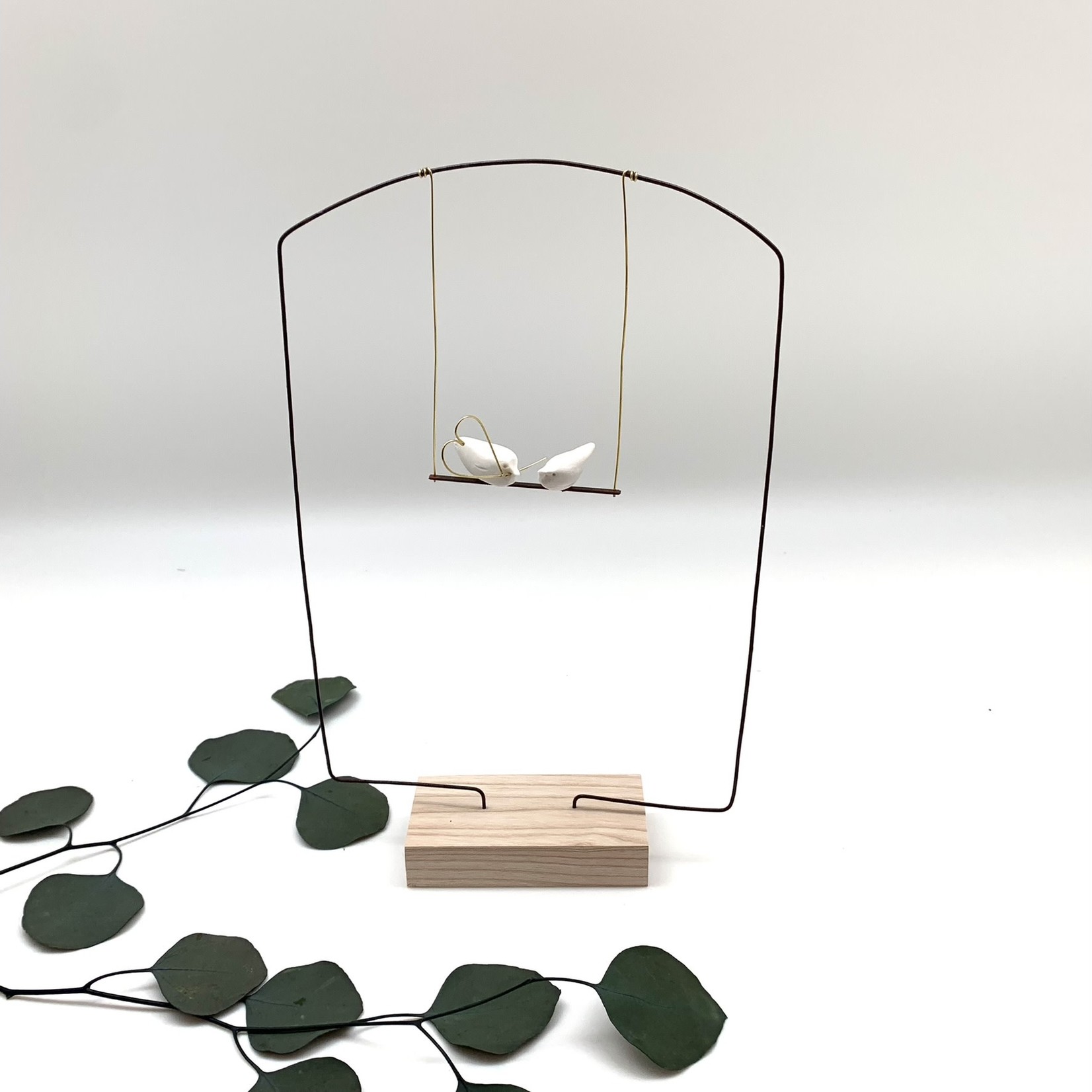 Sculpture "Un coeur pour deux"