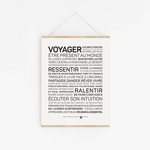 Affiche Voyager - A4