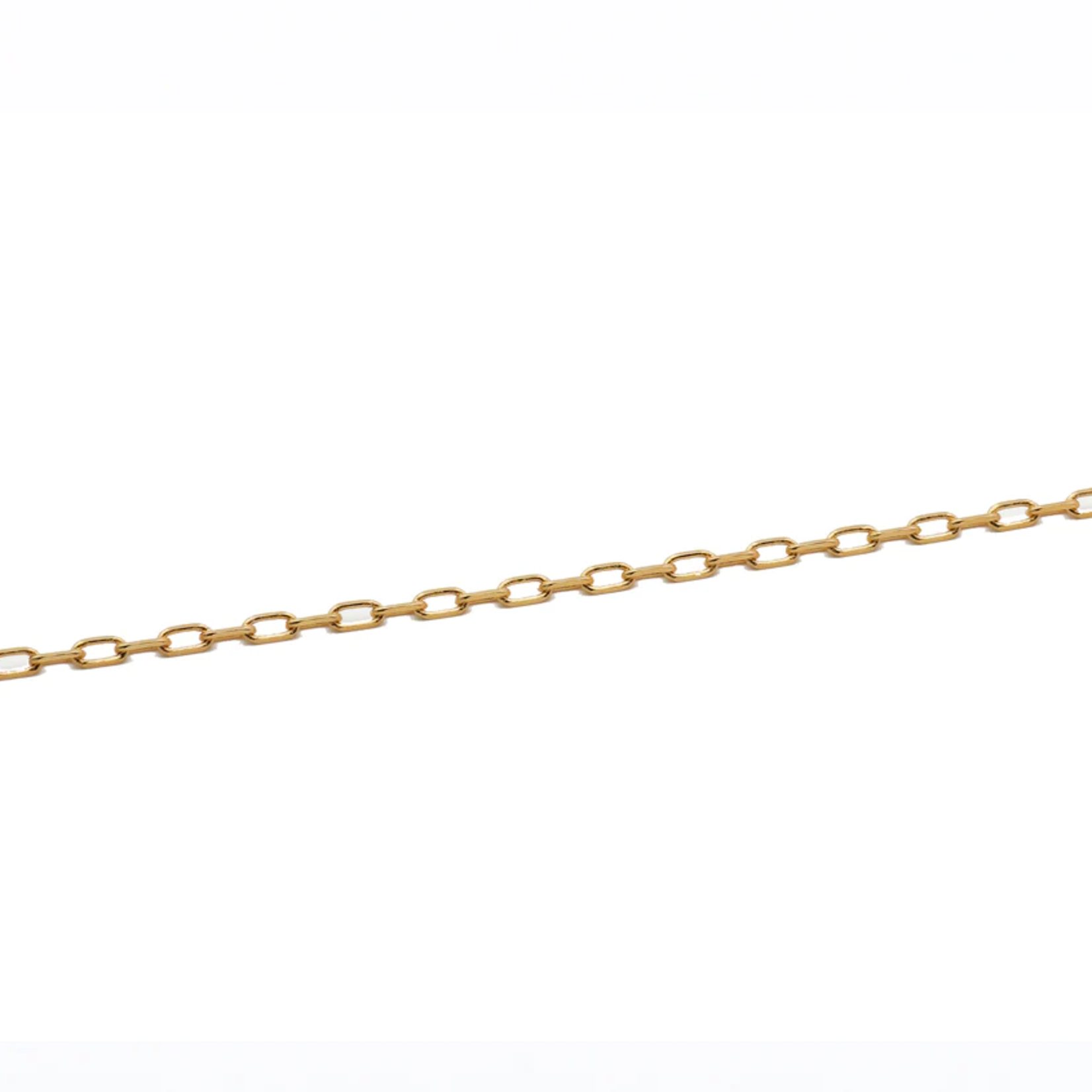 Coffret petit médaillon plaqué or brillant avec chaîne
