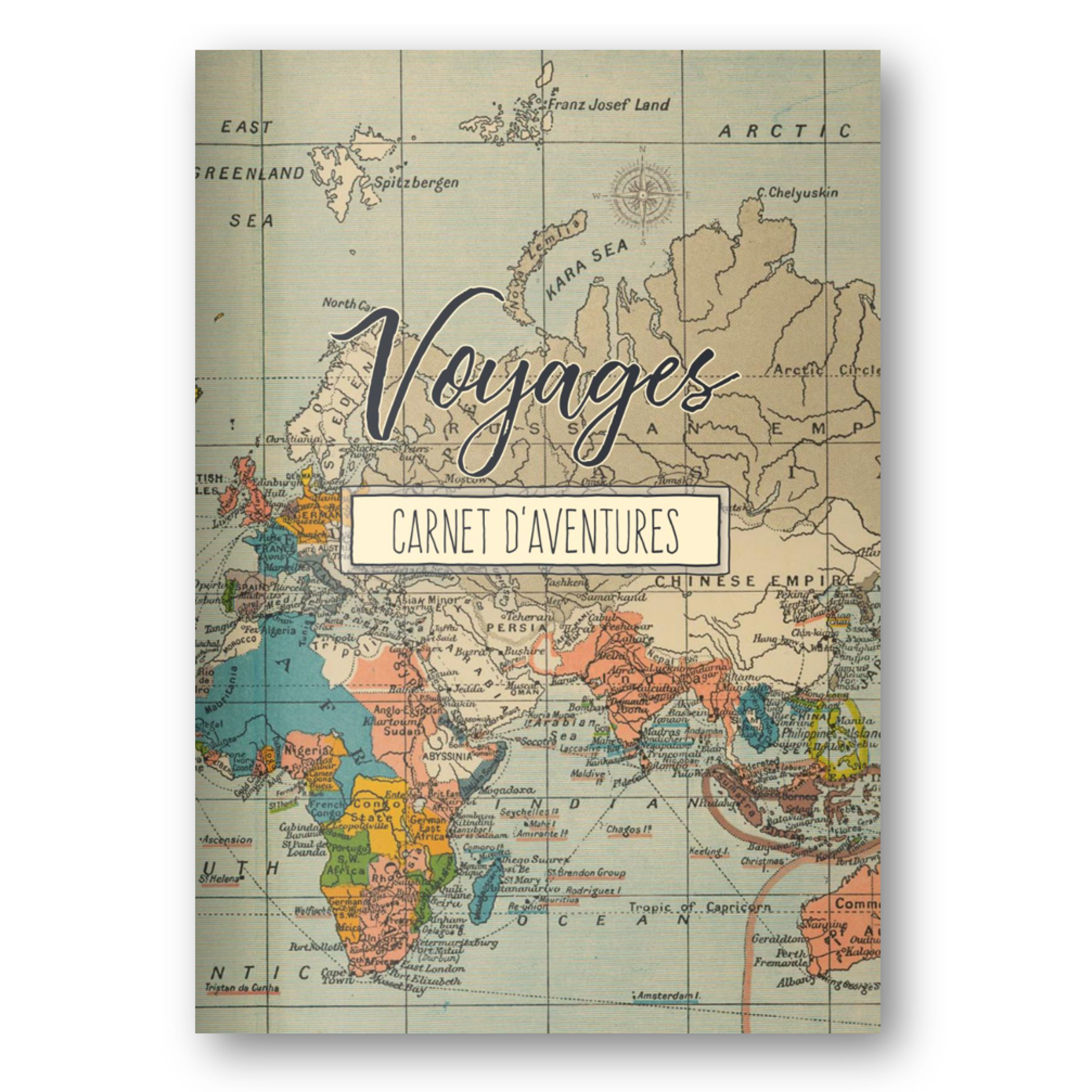 Voyages Carnet d'aventures (Pages blanches)
