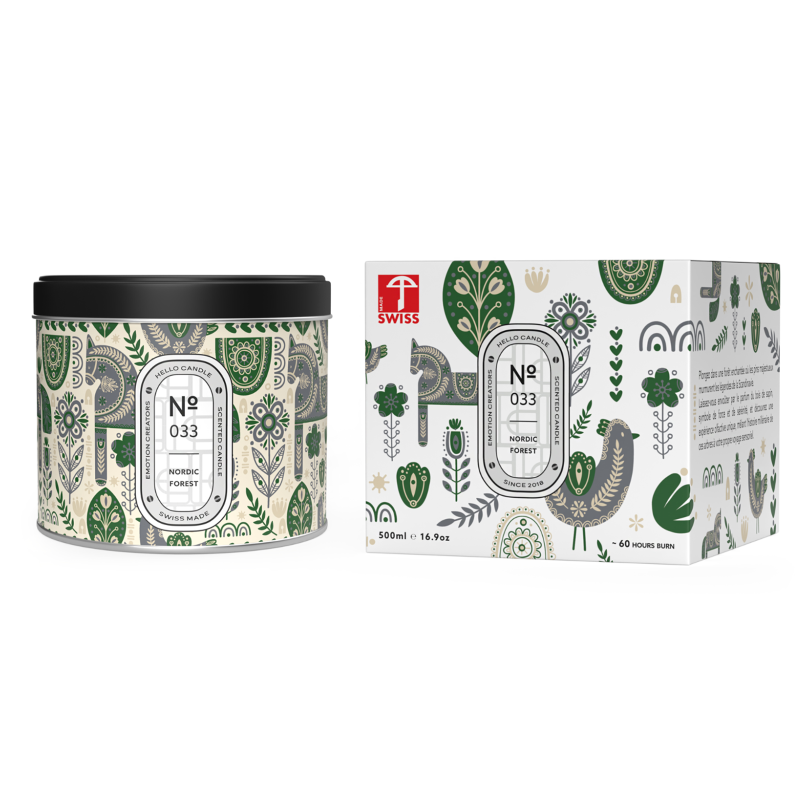 Bougie - Métal 500 ml (033 - Nordic Forest)