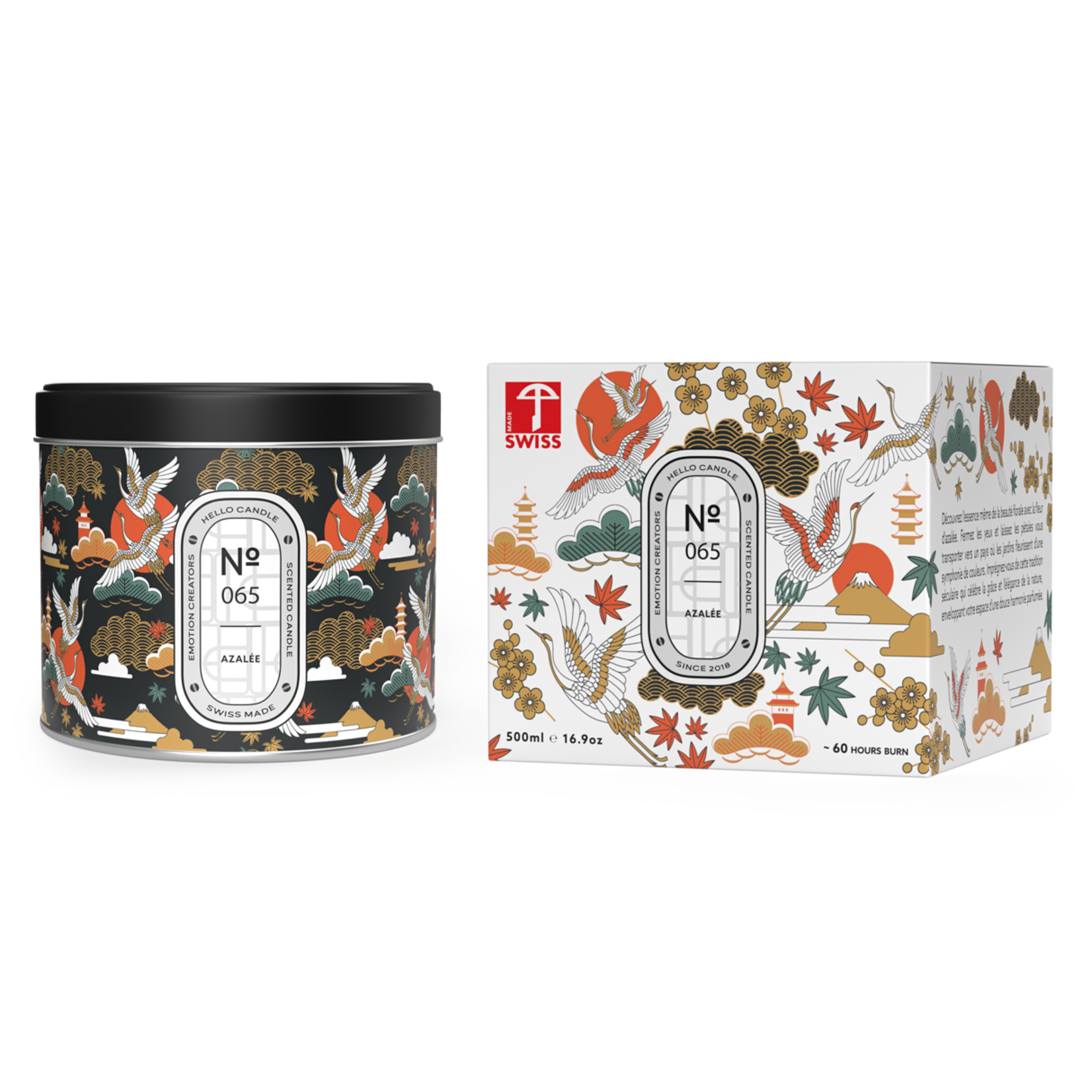 Bougie - Métal 500 ml (065 - Azalée)