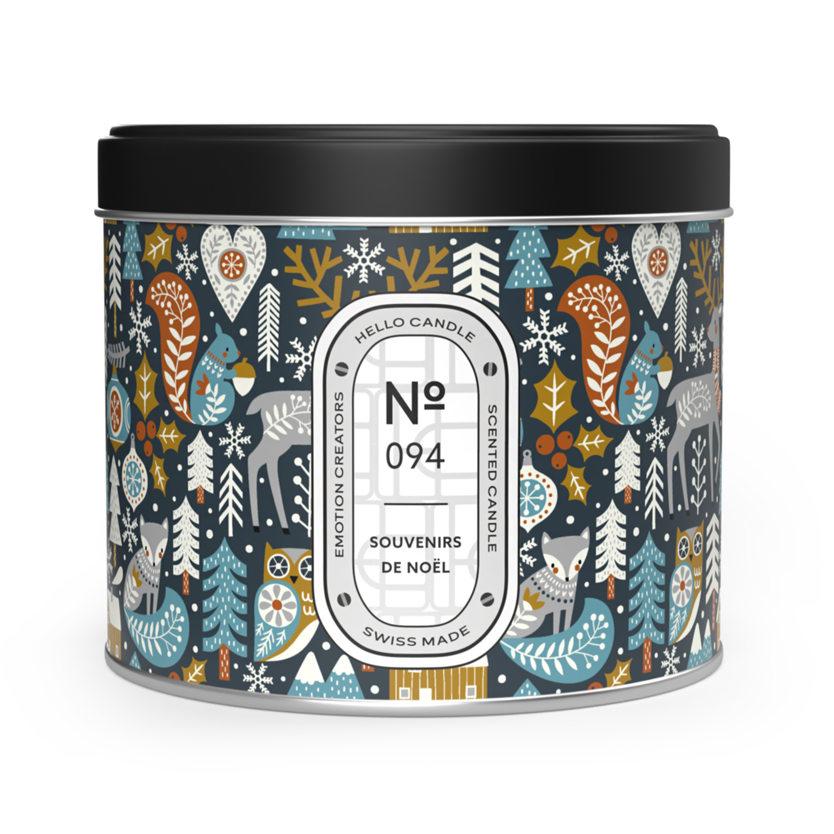 Bougie - Métal 500 ml (094 - Souvenirs de Noël)