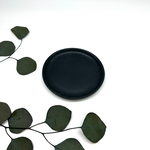 Coupelle plate ronde (Anthracite satiné)