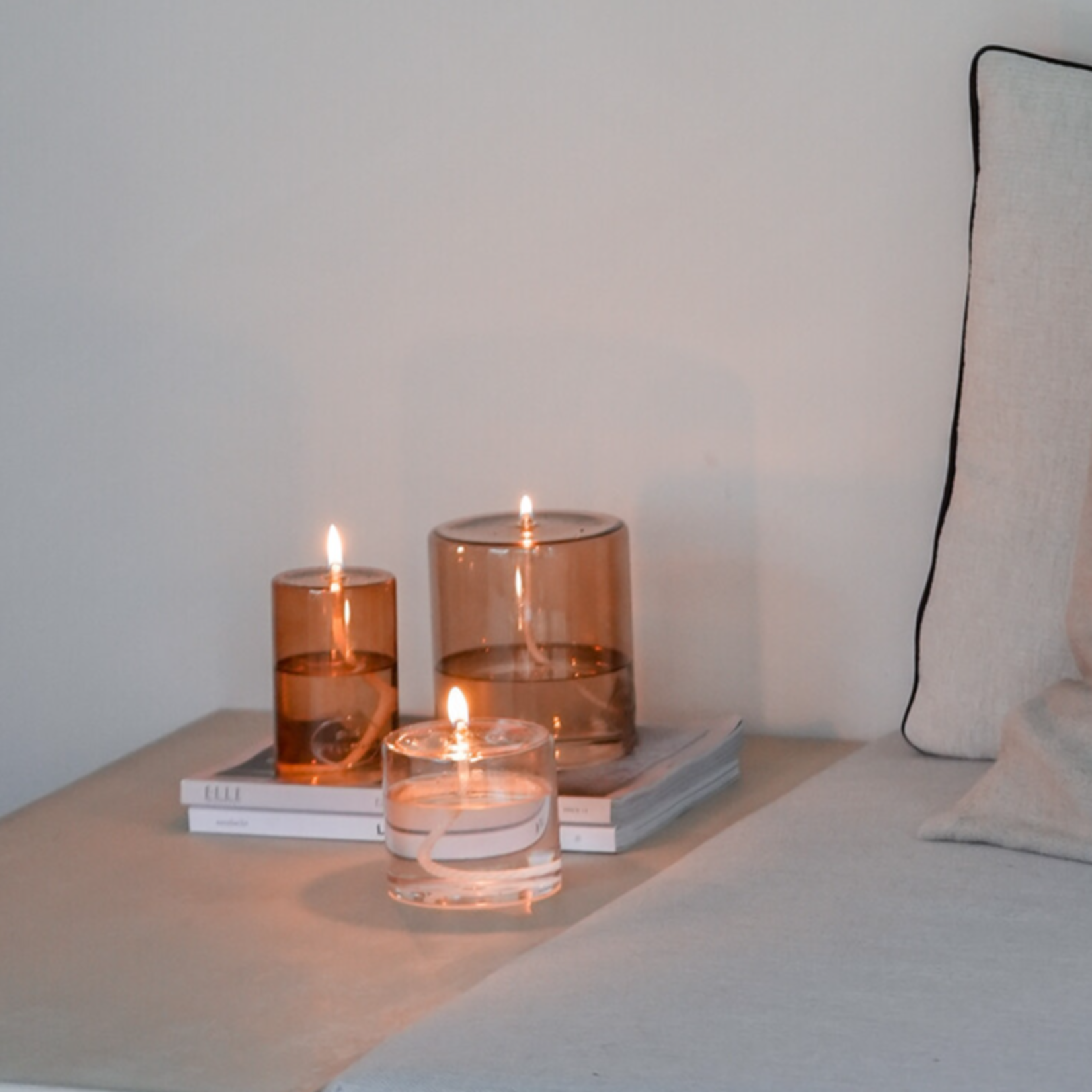 Lampe à huile "Taupe"