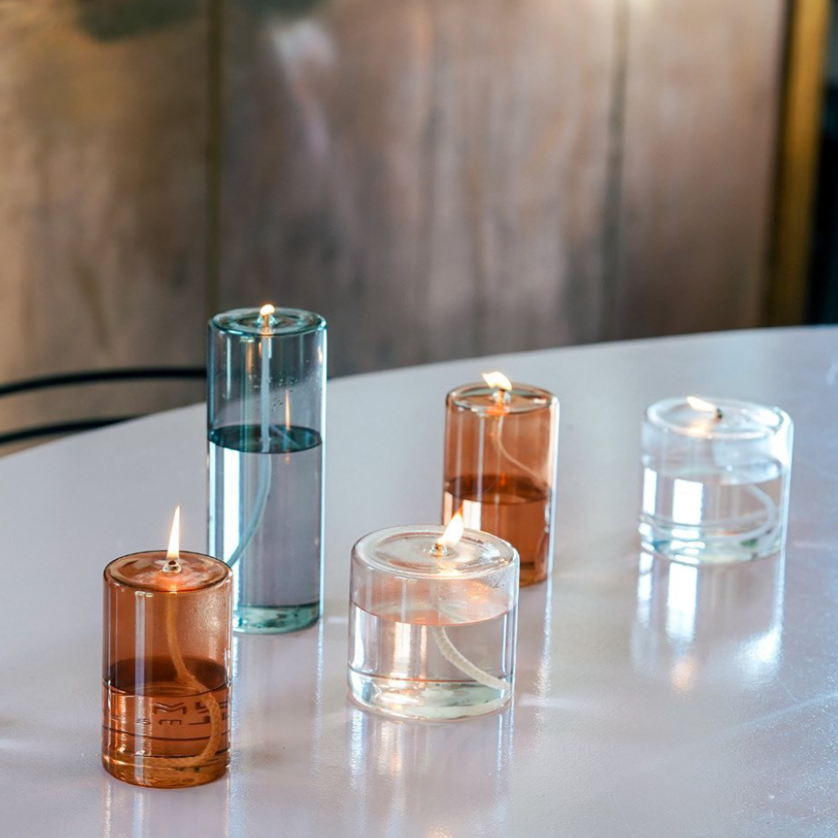 Lampe à huile "Taupe"