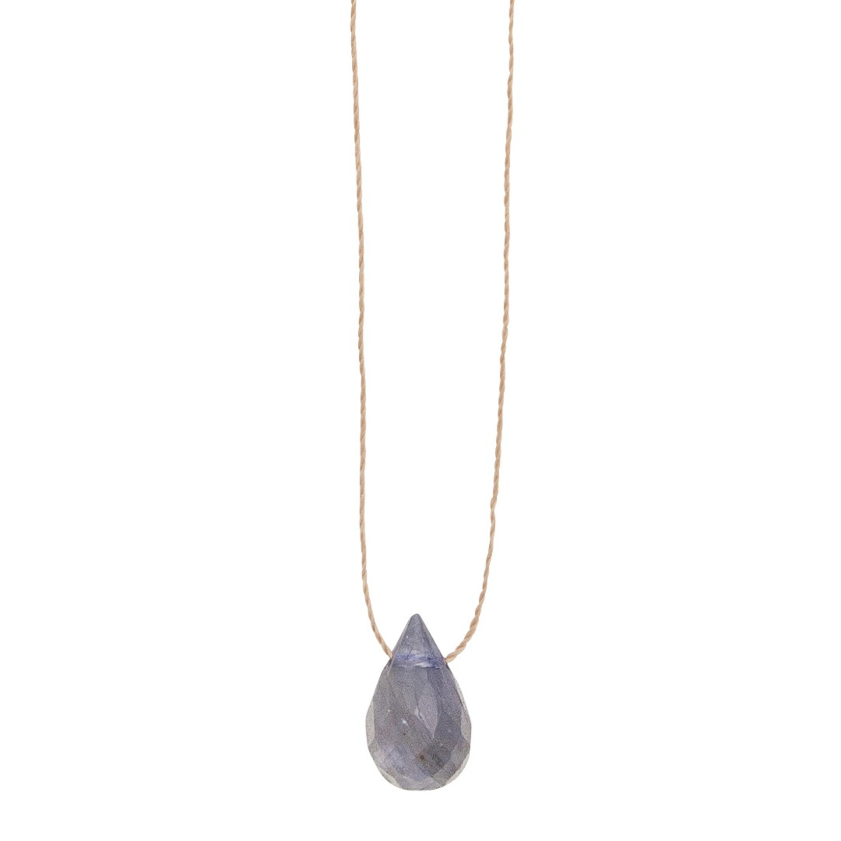 Collier Goutte Iolite