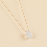 Collier Goutte Pierre de Lune Blanche