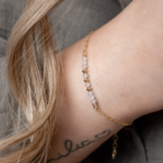 Bracelet Pierre de Naissance Aigue-Marine - Gold filled