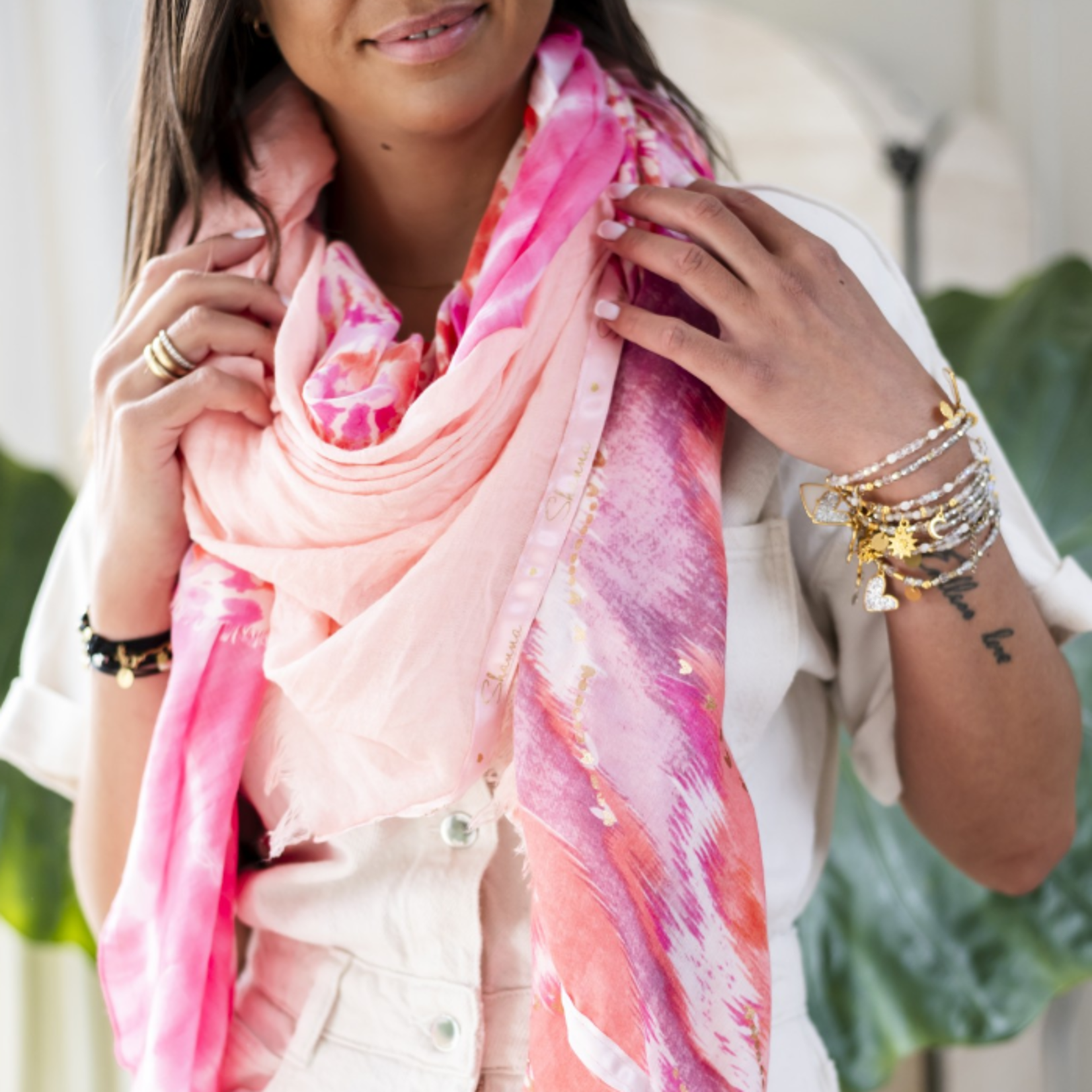 Foulard Shanna "Rose"