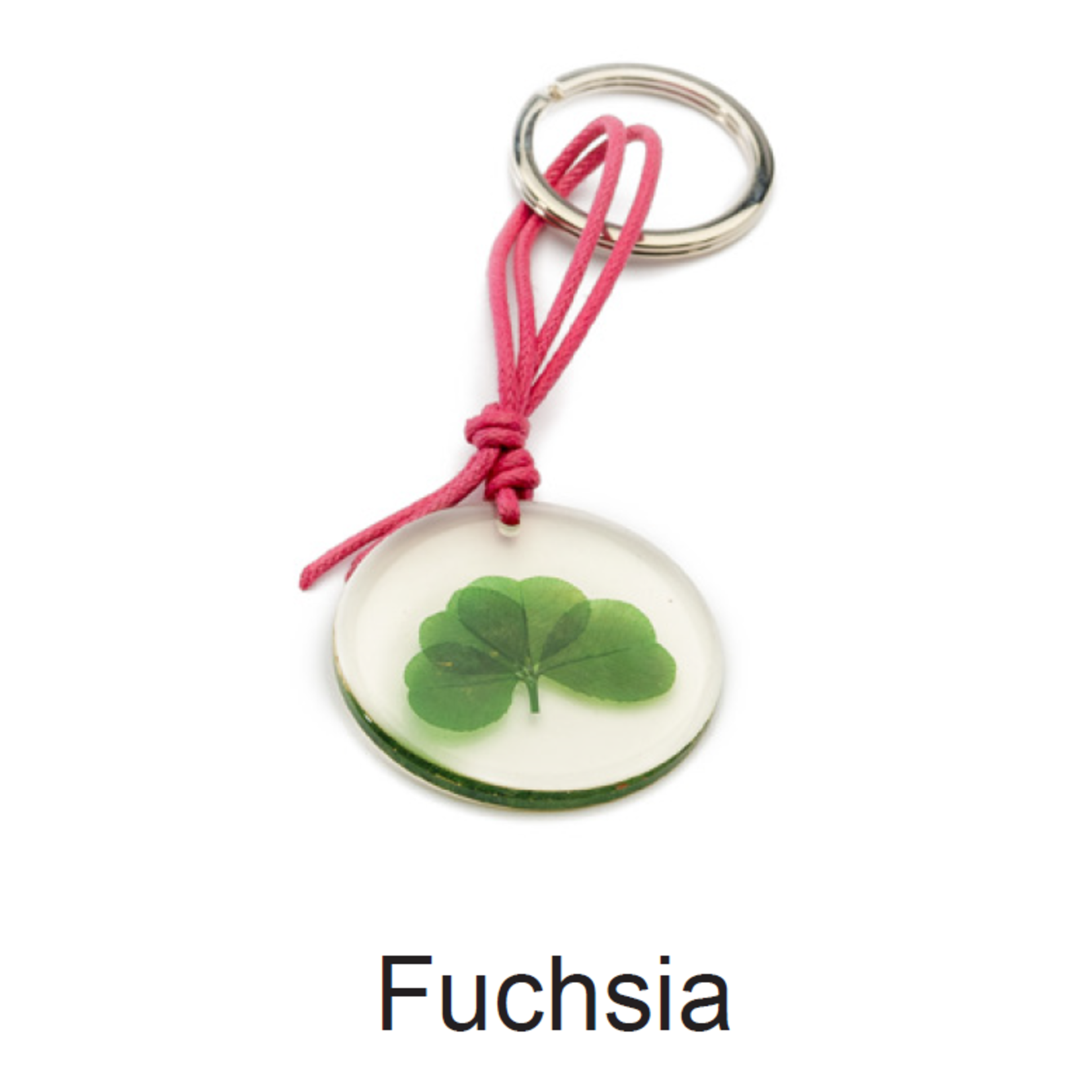 Porte-clés Résine - Fuchsia