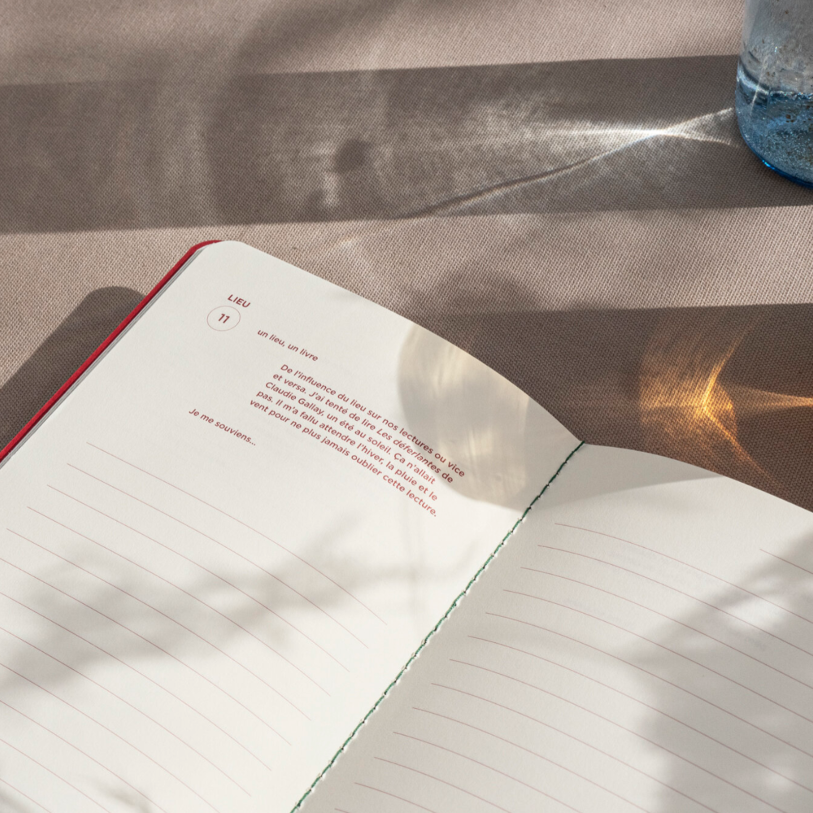 Carnet "Un lieu, un souvenir"